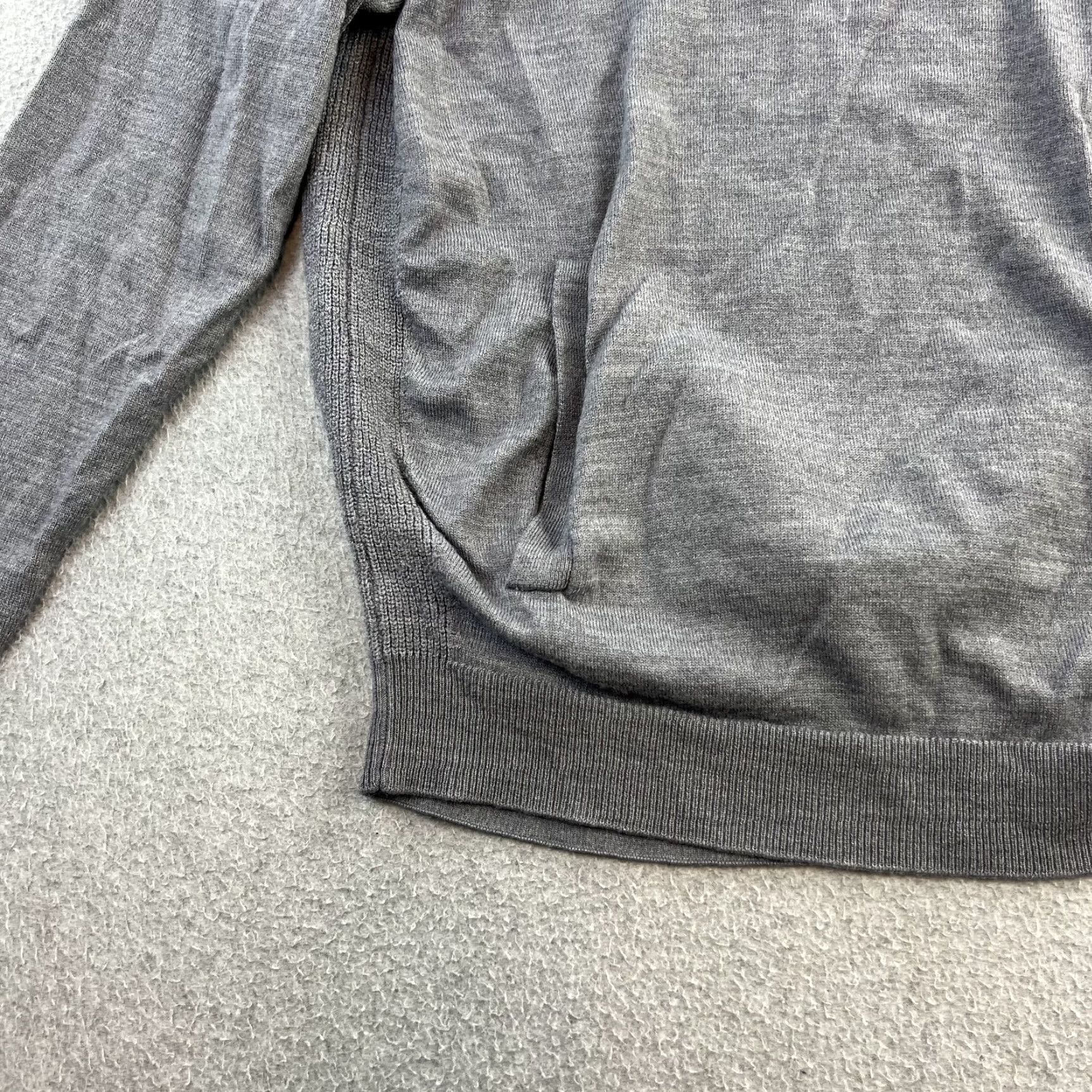johnnie-O Johnnie-O Sweater Mens Small Gray 1/4 Zip Pullover Quilted Shoulder Golf Casual Size US S / EU 44-46 / 1 - 4 Thumbnail