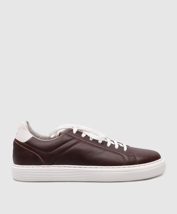 Brunello Cucinelli Brunello Cucinelli Men’s Leather Sneakers, New $1400 Size US 9 / EU 42 - 1 Thumbnail