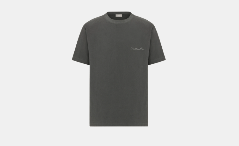 Dior o1w1db10525 493J69 Relaxed-Fit T-Shirt in Black Size US M / EU 48-50 / 2 - 1 Thumbnail
