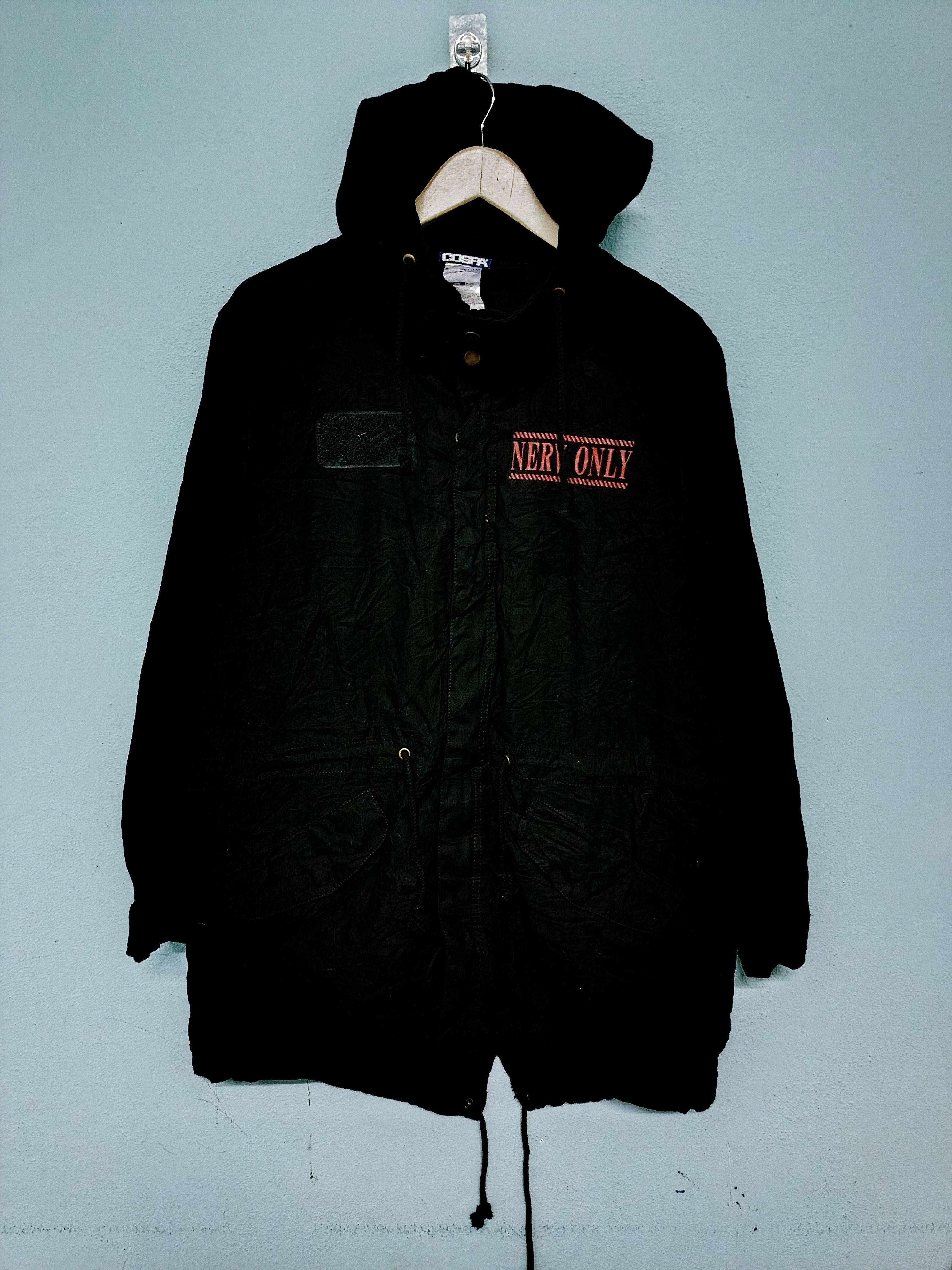 Rare Y2K Evangelion NERV Hoodie Jacket By Cospa