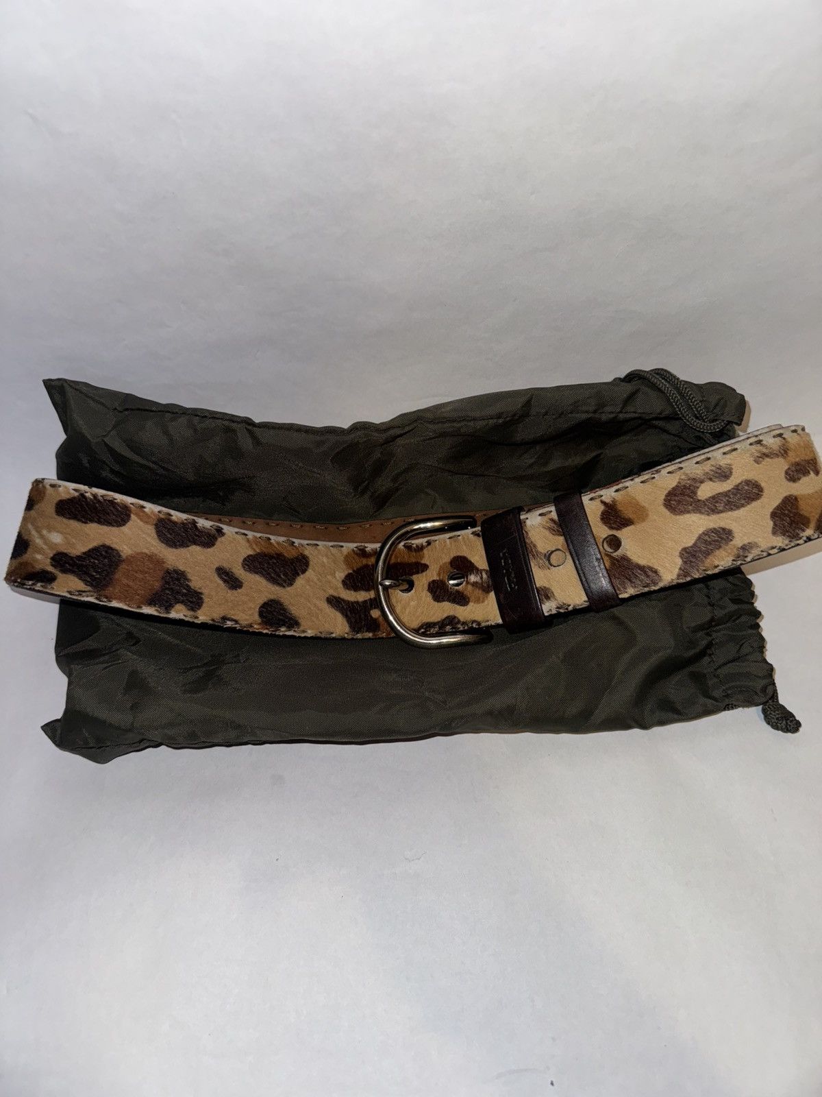 Prada Vinatage prada Ponyhair waist belt Size ONE SIZE - 1 Thumbnail