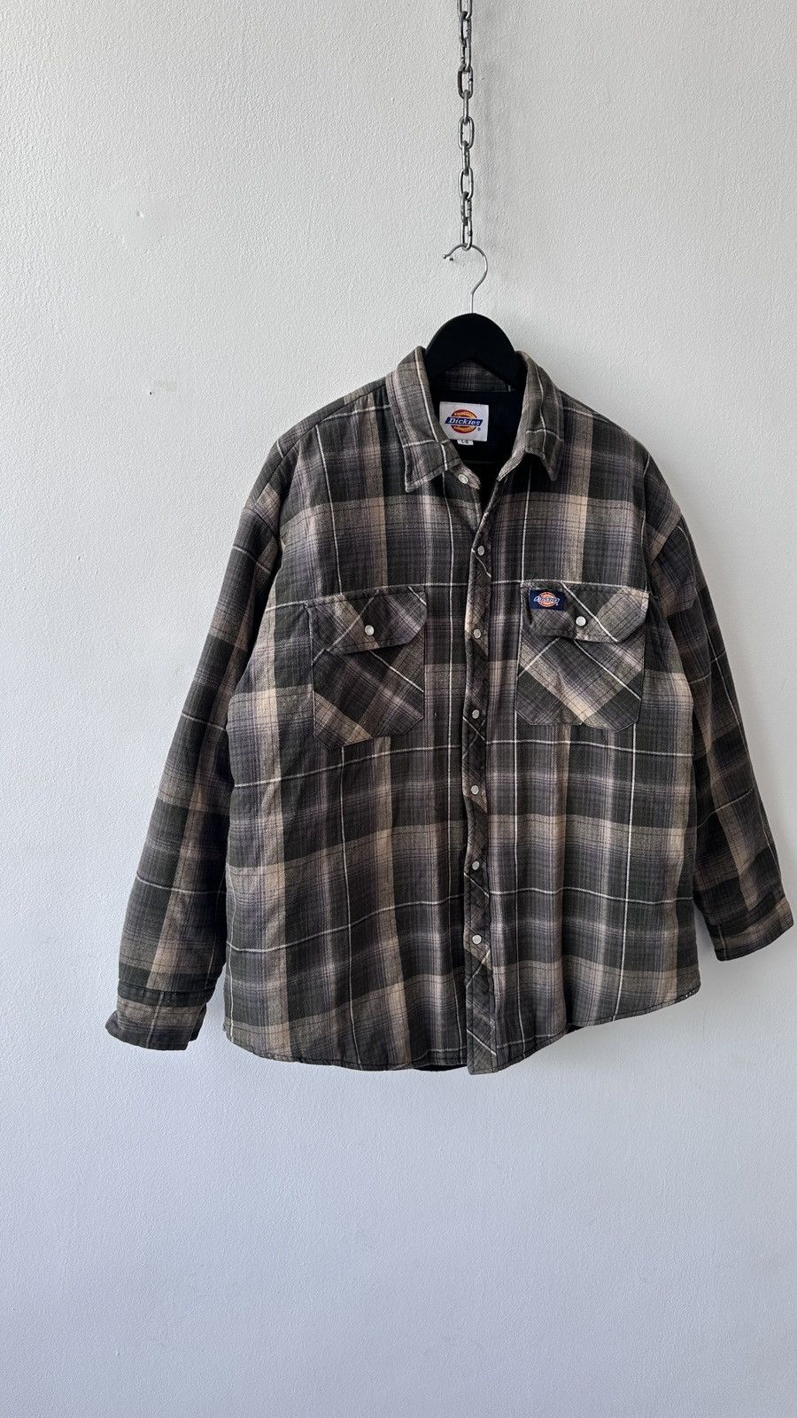 Dickies Dickies Lined Plaid Shirt Jacket Checkered Quilted Flannel Size US L / EU 52-54 / 3 - 3 Thumbnail