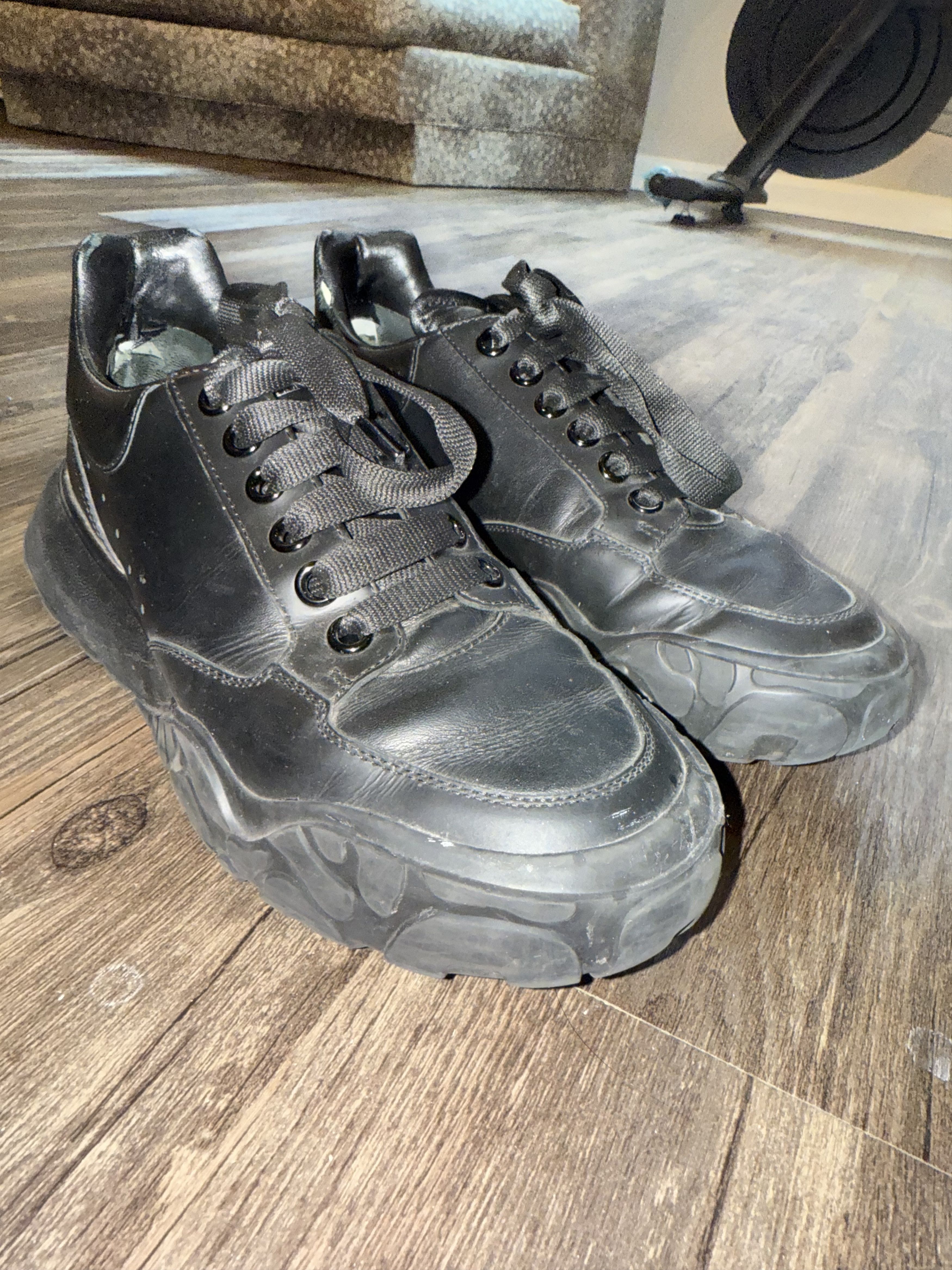 Alexander McQueen MSRP $595 Court Sneakers with Exaggerated Sneakers Size US 7 / EU 40 - 1 Thumbnail
