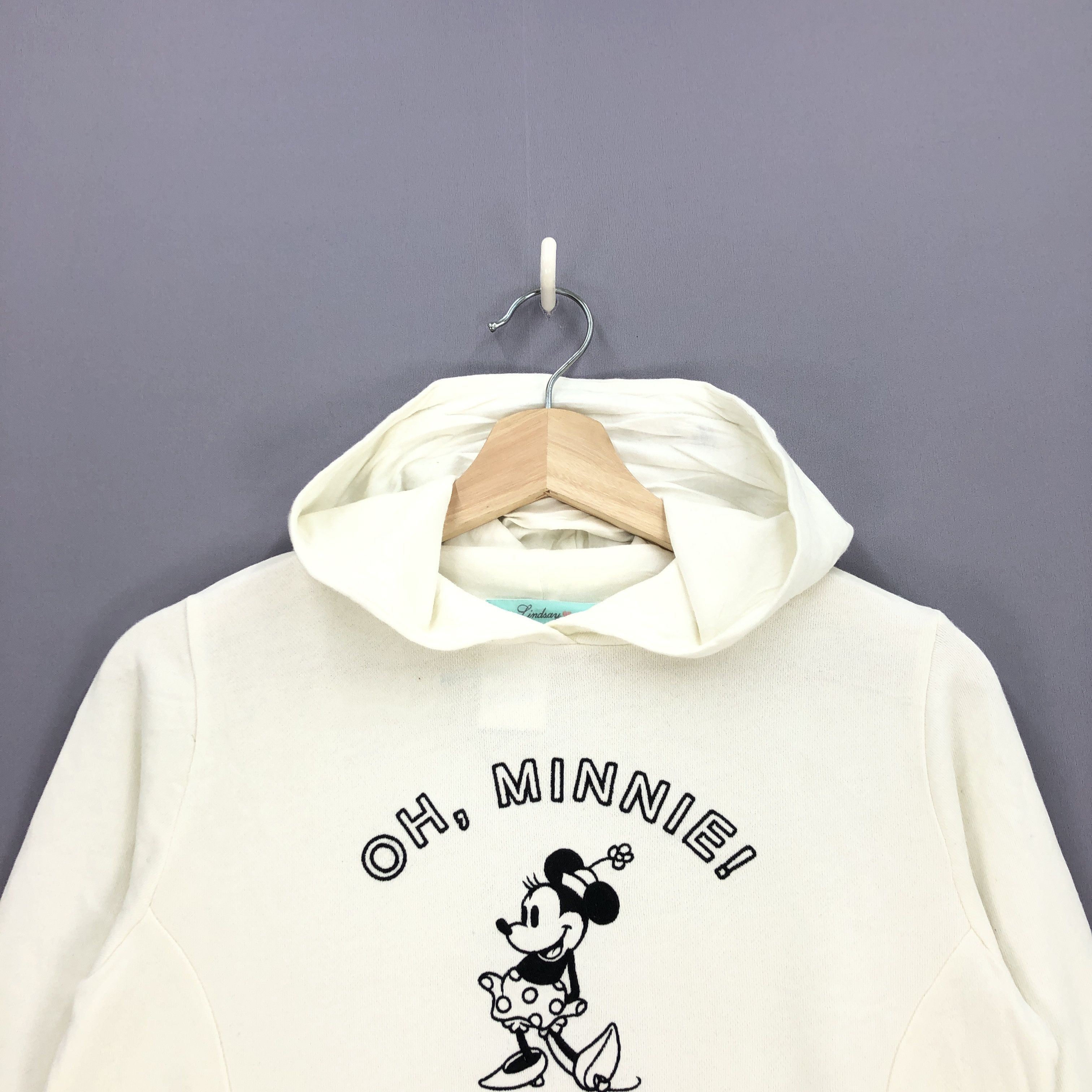 Disney Minnie Mouse Sweatshirt Hooded Disney Cartoon Sweater Size US XS / EU 42 / 0 - 6 Thumbnail