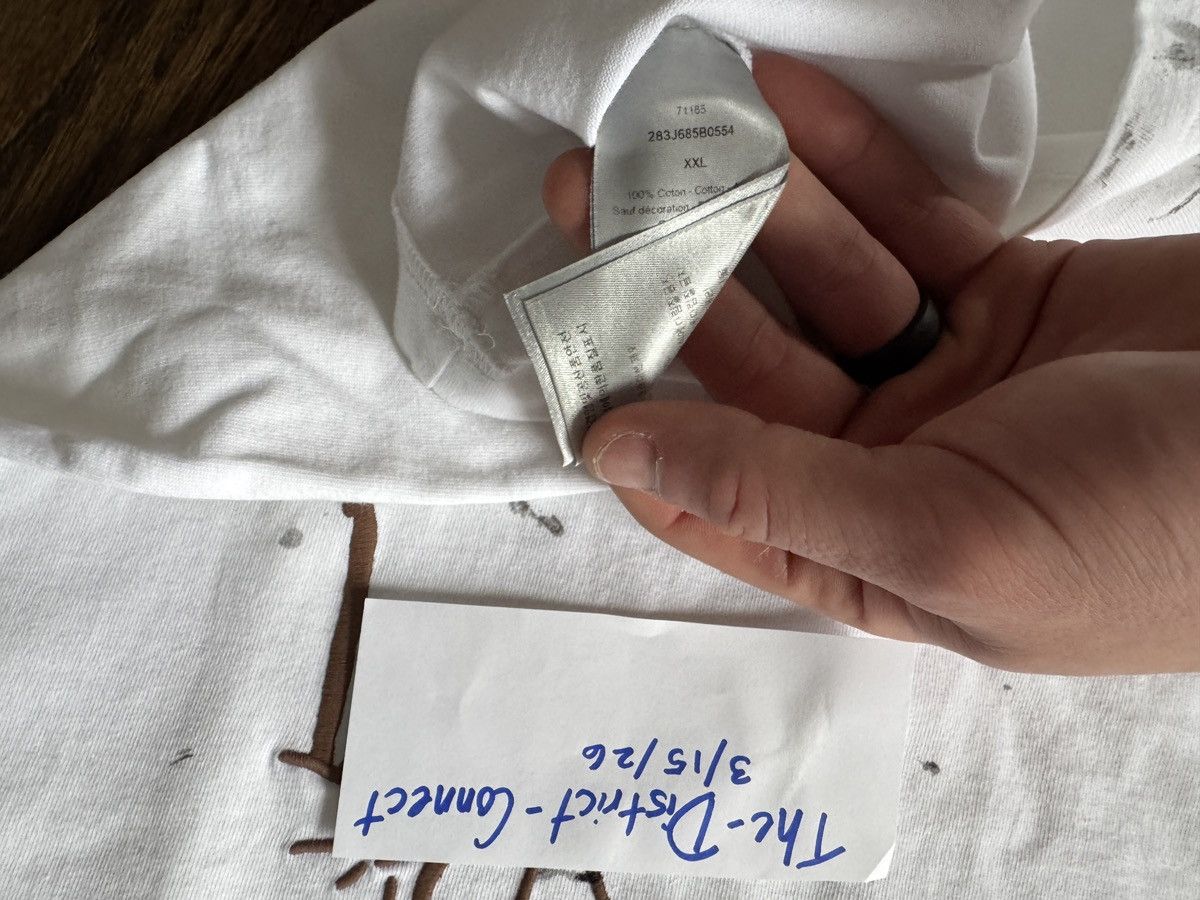 Dior × Travis Scott Oversized White T-Shirt Dior x Travis Scott Size US XXL / EU 58 / 5 - 11 Thumbnail
