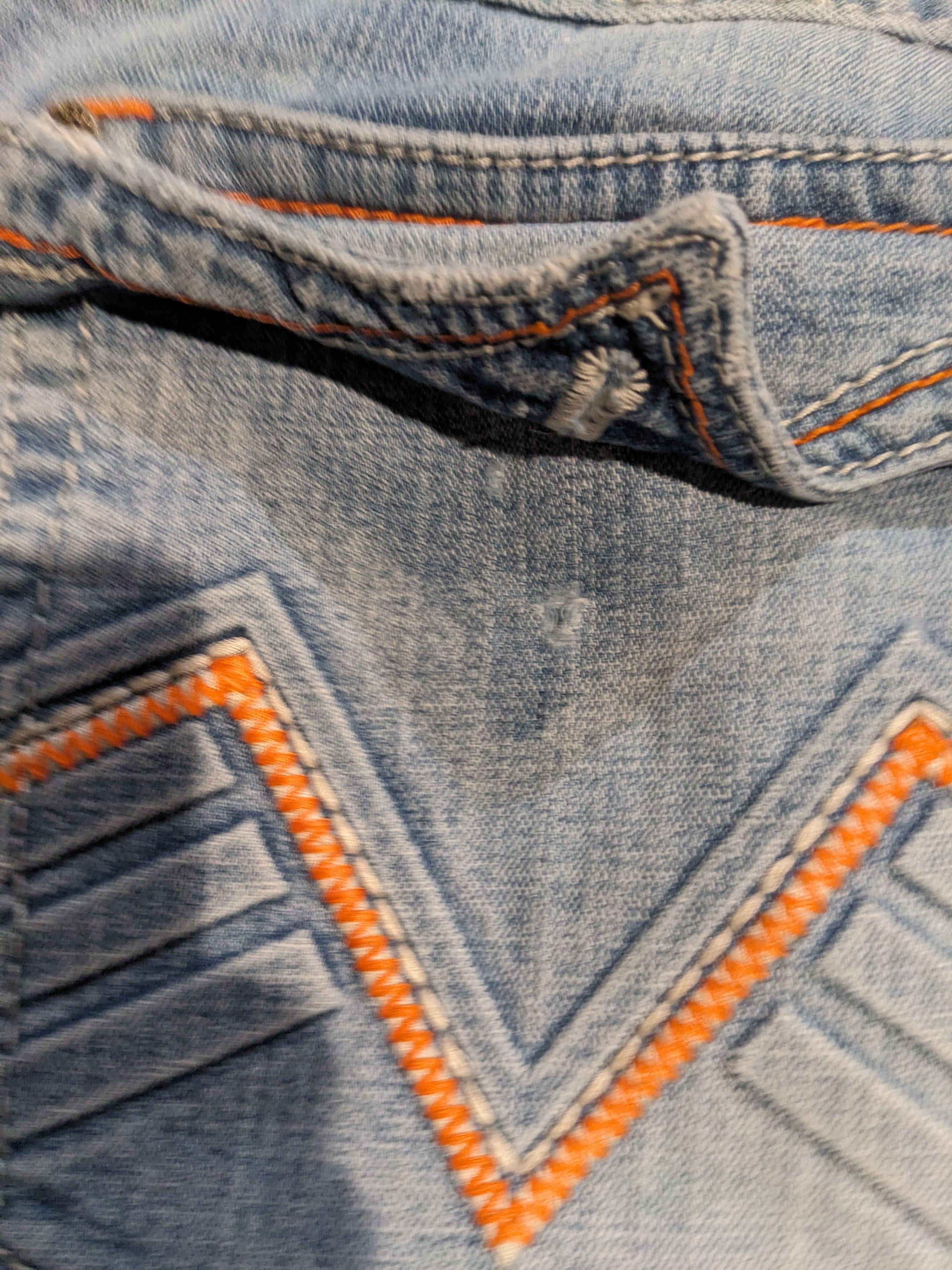 Vintage Y2K Affliction Size 40 Blue Denim Jeans