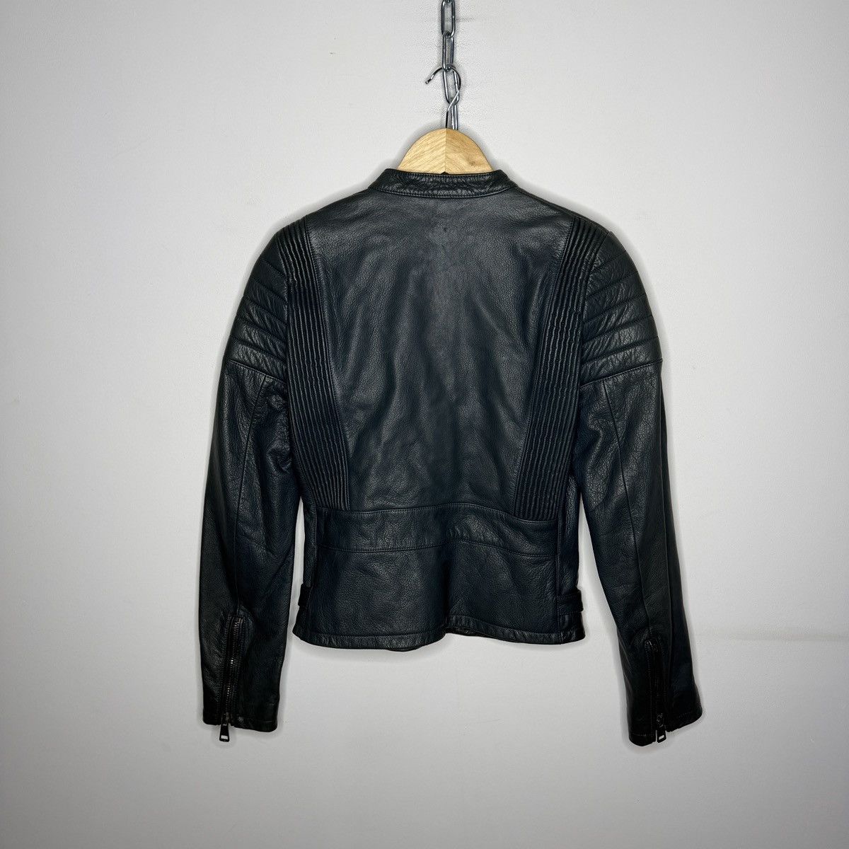 Gucci Gucci Leather Jacket Biker by Tom Ford Y2K Size S / US 4 / IT 40 - 8 Thumbnail