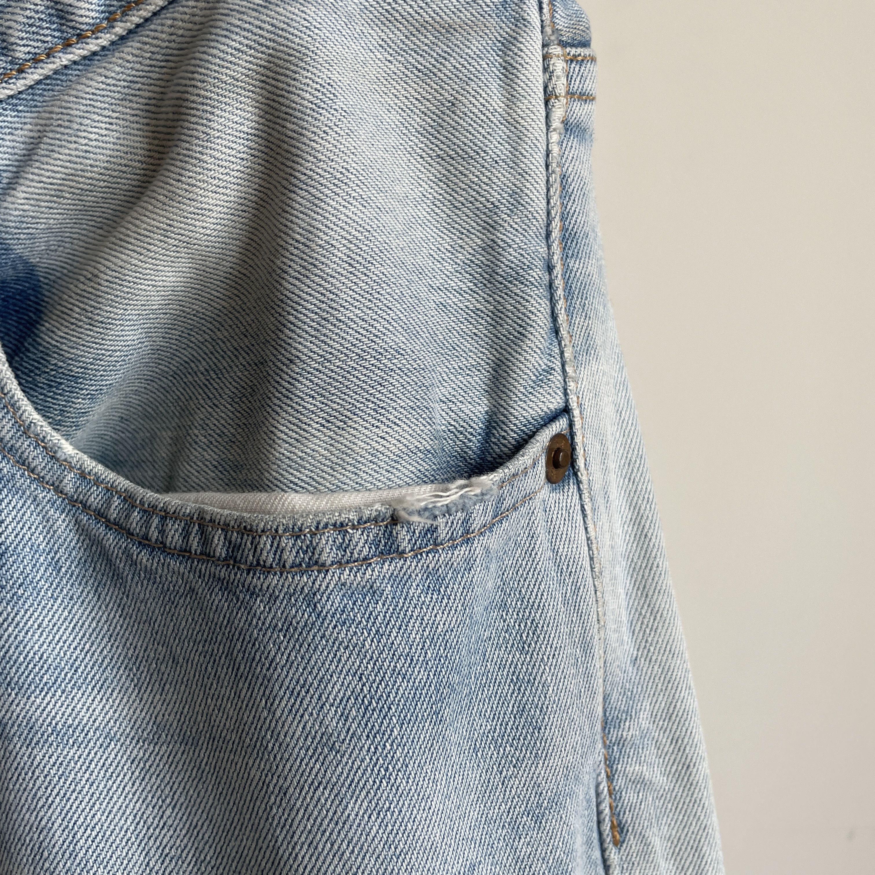 Levi's Levi's 501 Washed Straight Denim Size 34x34 Size US 34 / EU 50 - 9 Thumbnail