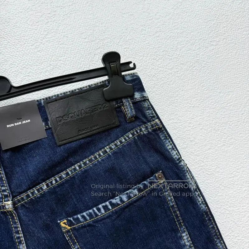 Dsquared2 DSQUARED2 Dark Blue Denim Casual Pants . Size US 26 / EU 42 - 6 Thumbnail