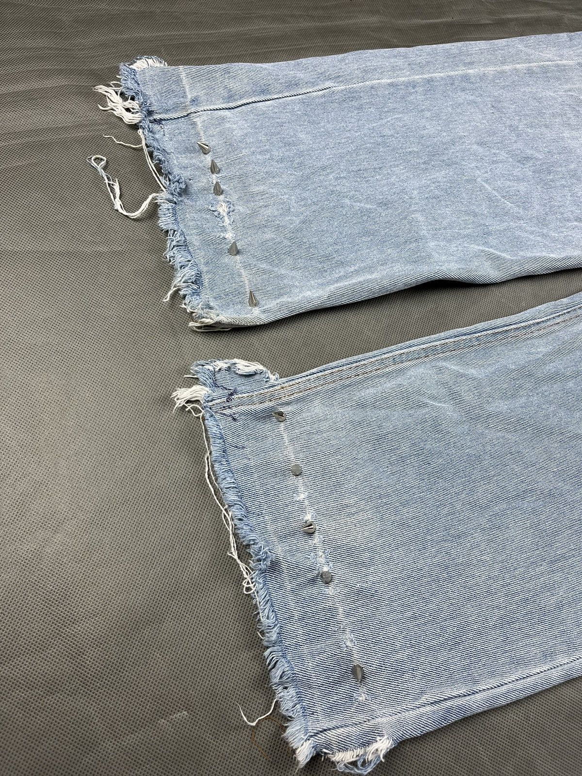 Handmade Custom transformer distressed cargo jeans pants+shorts grung Size US 36 / EU 52 - 9 Thumbnail