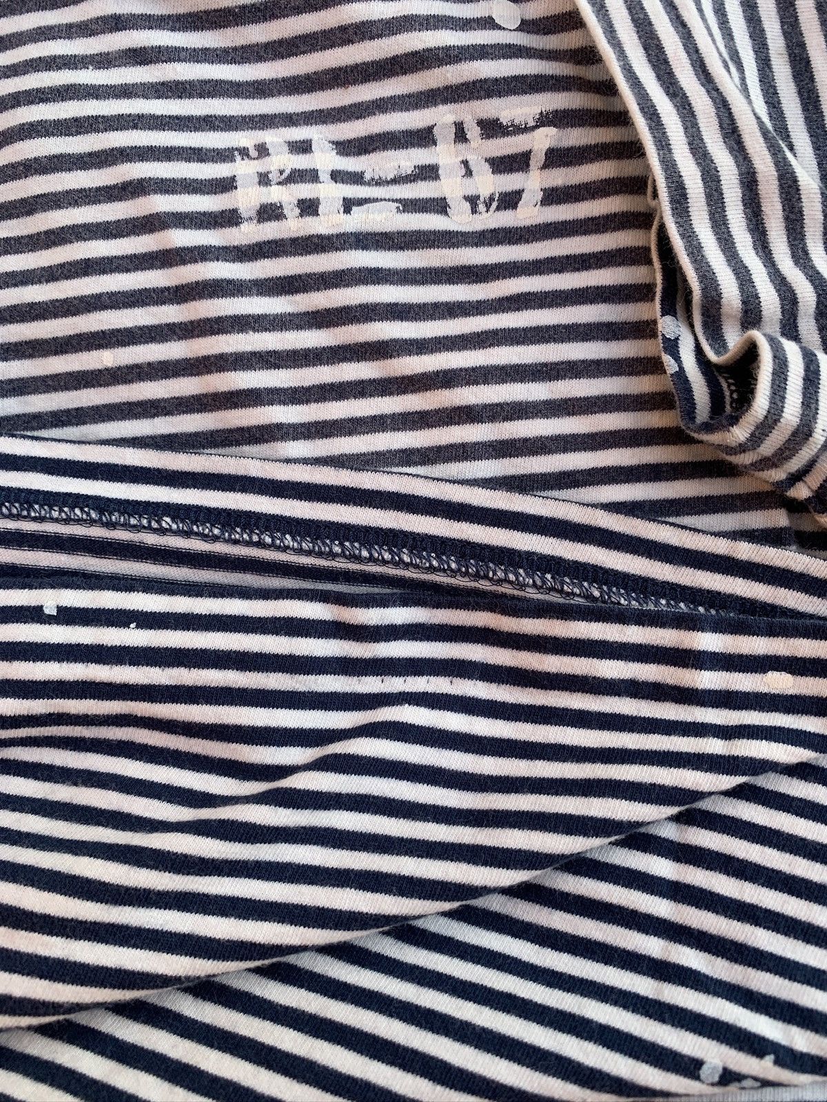 Polo Ralph Lauren Polo Ralph Lauren RL-67 Striped Paint Splatter T-Shirt Size S / US 4 / IT 40 - 6 Thumbnail