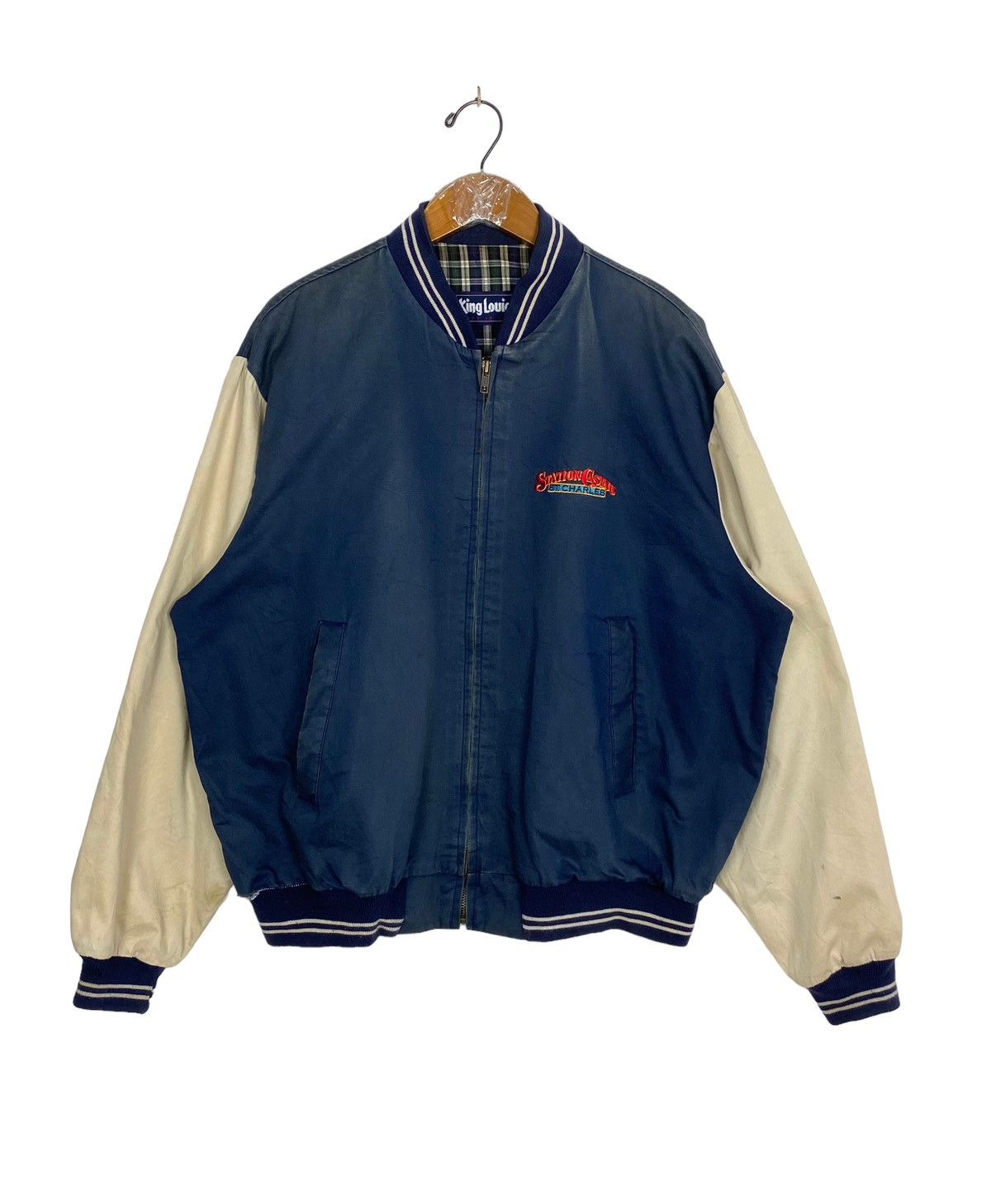 Vintage Rare‼️ Vtg King Louie Station Casino St Charles Bomber Usa Size US L / EU 52-54 / 3 - 1 Thumbnail