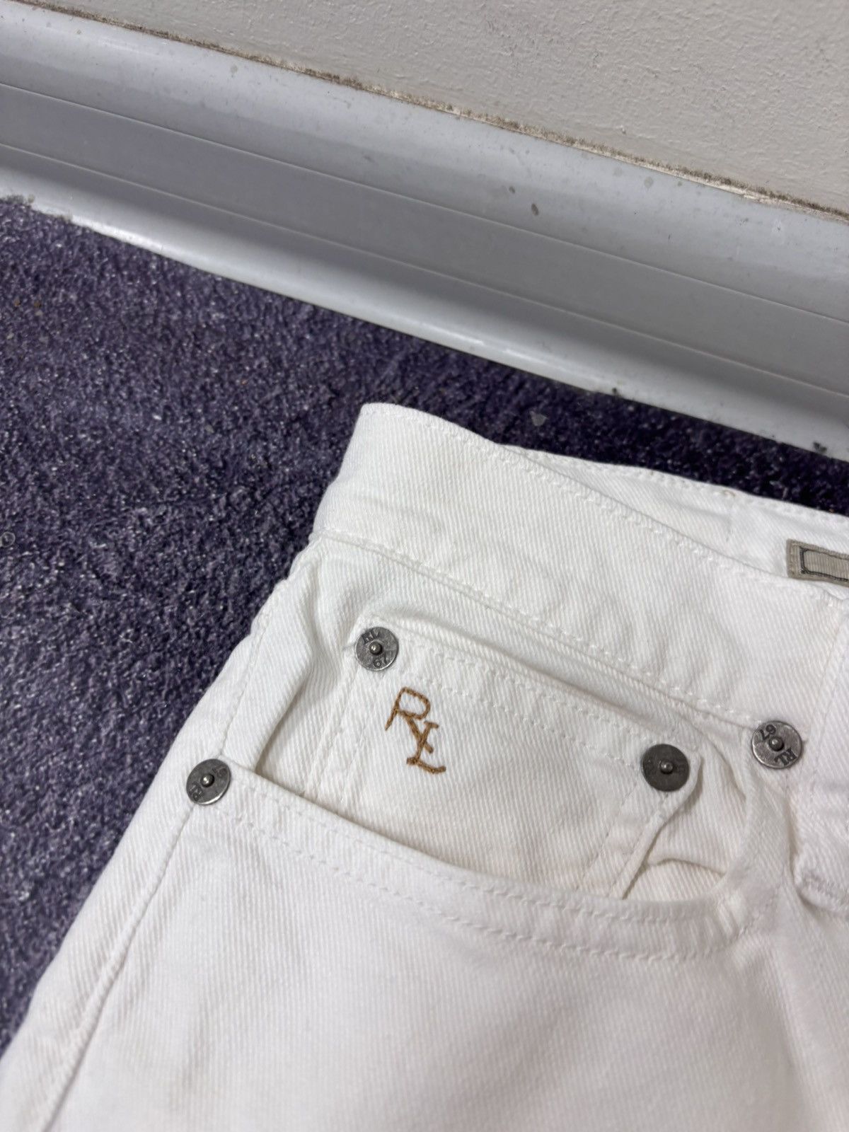 Ralph Lauren Ralph Lauren Proprietor Women’s White Skinny Stretch Jeans Size 26" / US 2 / IT 38 - 6 Thumbnail