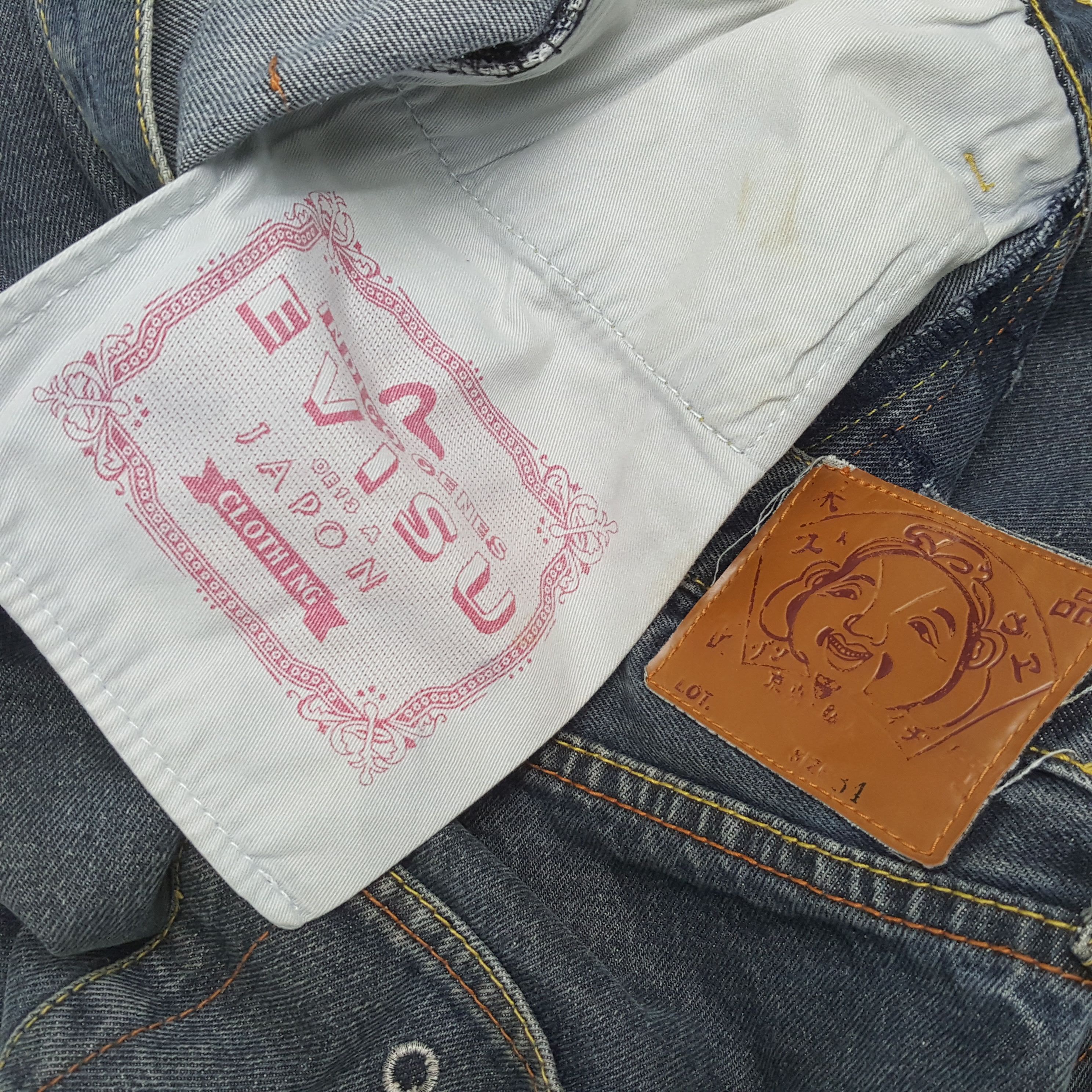 Japanese Brand × Vintage EVISU Japanese Brand Streetwear Custom Daicock Jeans Size US 33 - 14 Thumbnail