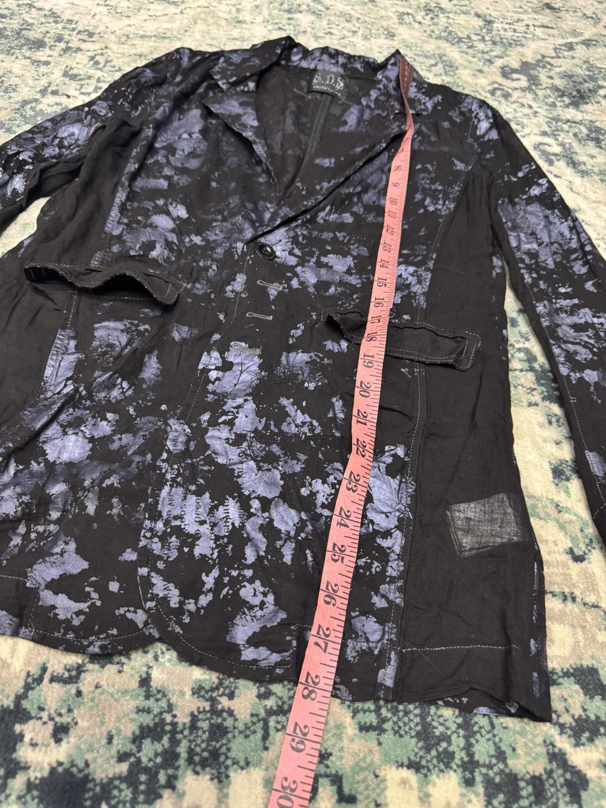 14th Addiction × KMRii × Yasuyuki Ishii SDS NAOTOSEVEN ABSTRACT OVERPRINT LIGHT BLAZER JACKET Size US S / EU 44-46 / 1 - 8 Thumbnail