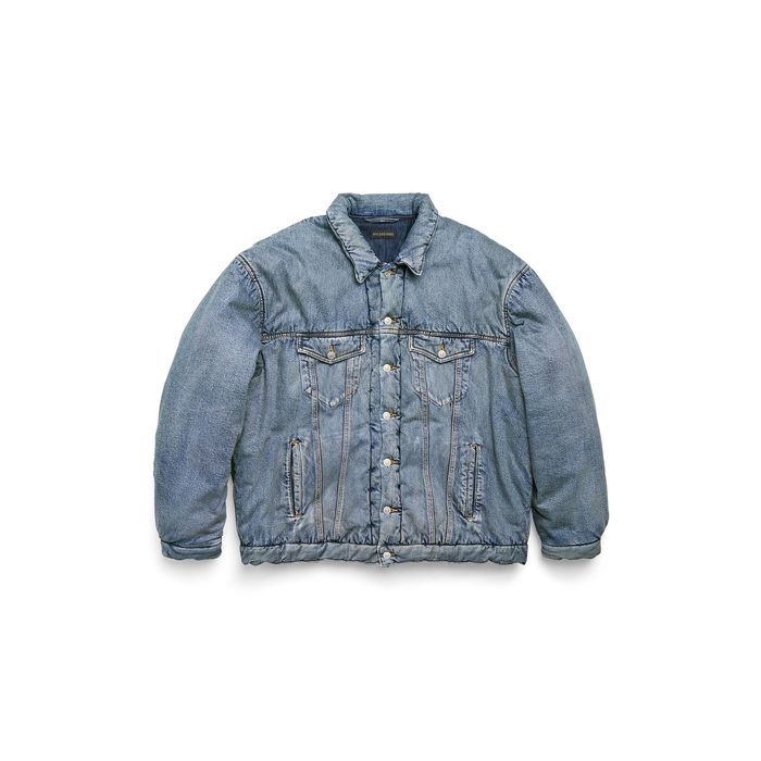 Yeezy Gap Engineered by Balenciaga Padded Denim Jacket Blue