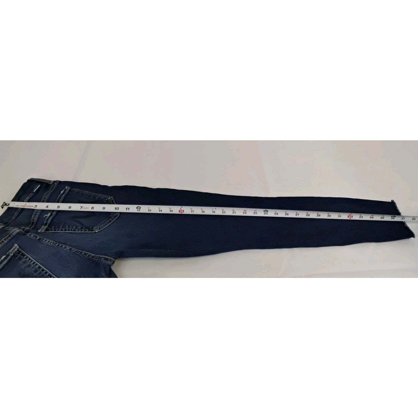 MOTHER Mother High Waist Looker Jean Women's 27" Dark Distressed Size 27" / US 4 / IT 40 - 20 Thumbnail