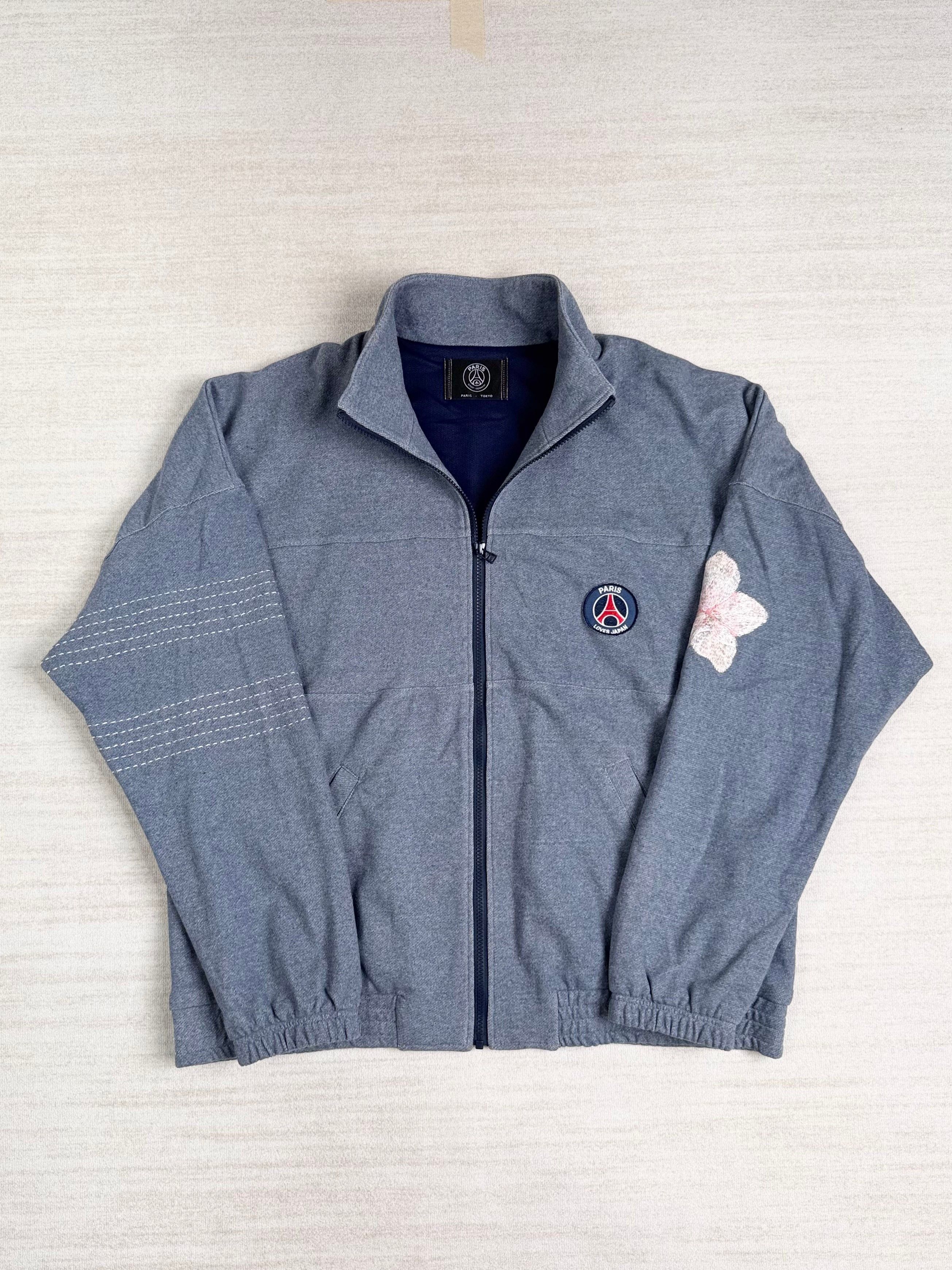 Japanese Brand PSG Loves Japan x Poggy Zip Through Jacket - Grey - Unisex Size US L / EU 52-54 / 3 - 2 Thumbnail
