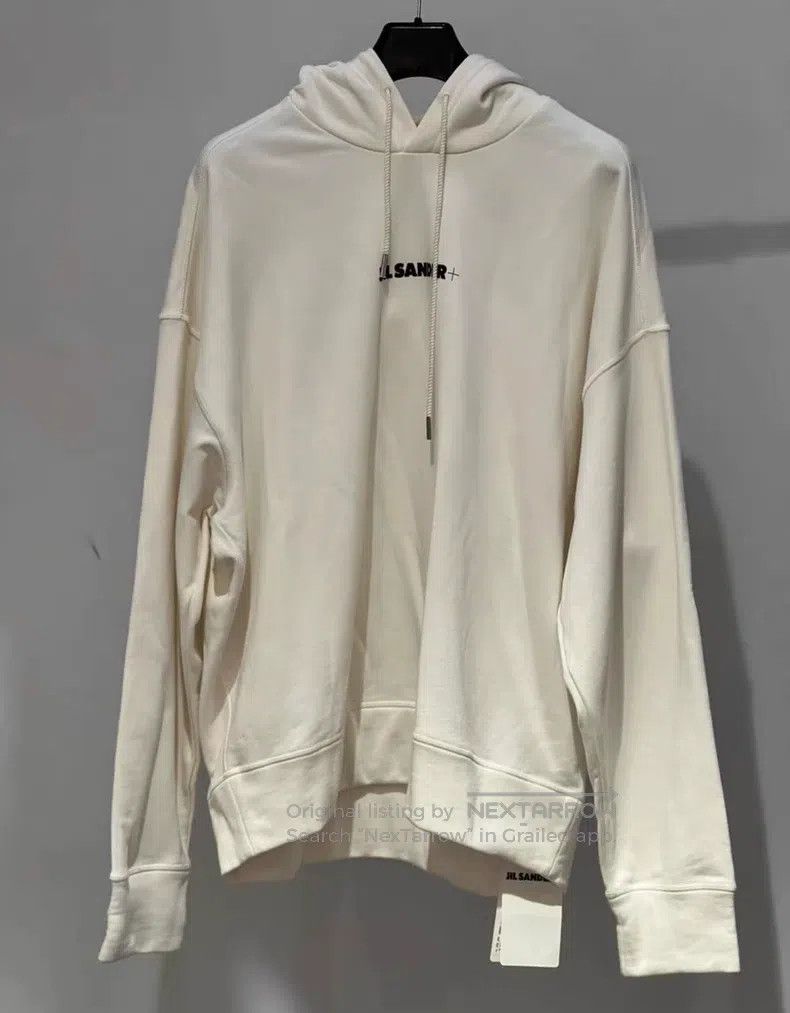 Jil Sander Jil Sander Ladies' Beige Hooded Sweatshirt Size L / US 10 / IT 46 - 1 Thumbnail