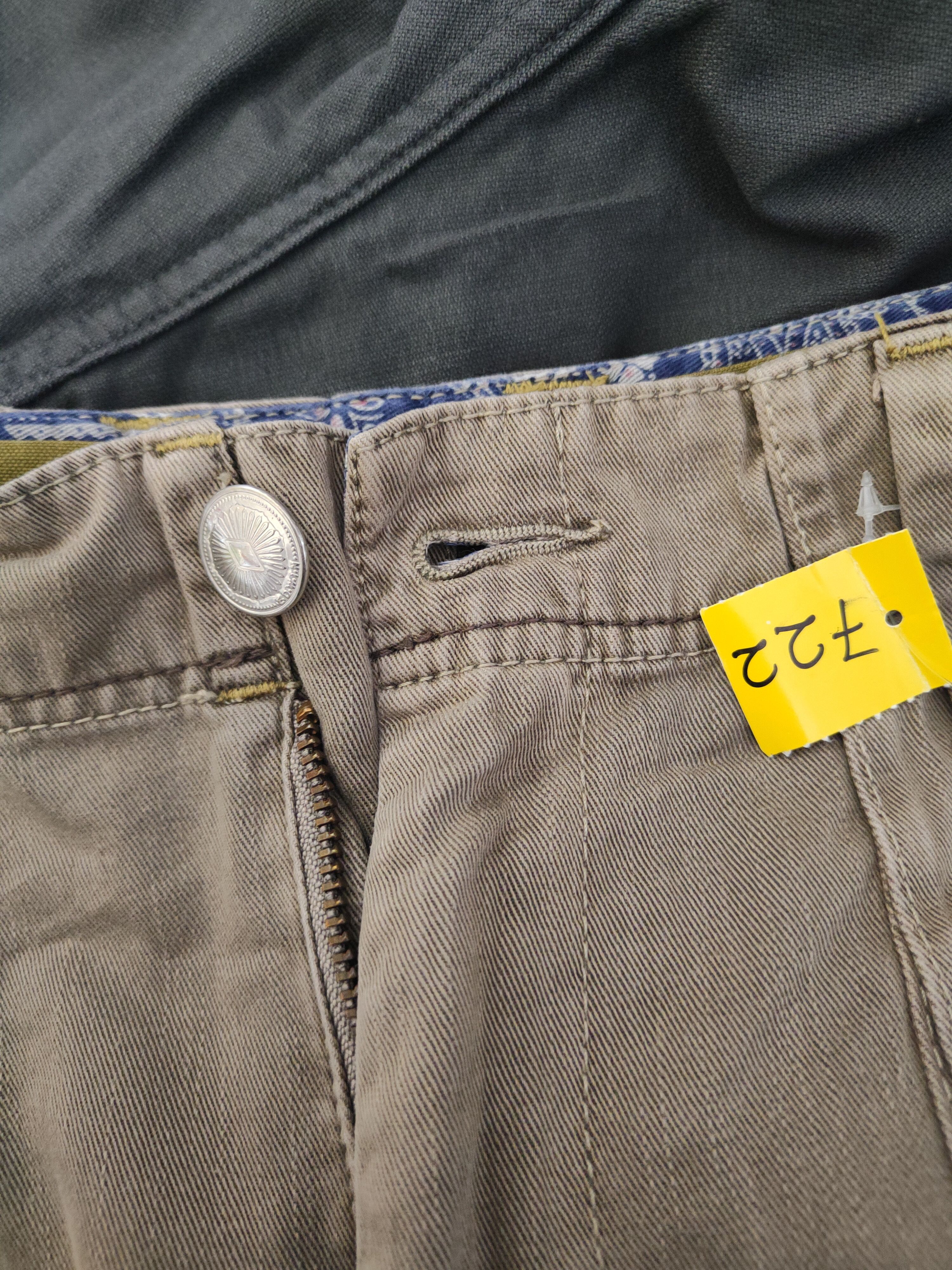 Edwin DLL Edwin Beige Multipocket Tactical Cargo Pants #722 Size US 33 - 16 Thumbnail