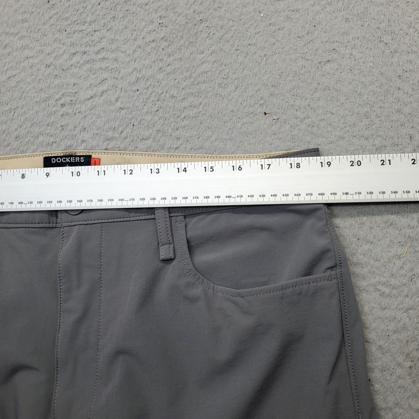 Dockers DOCKERS Mens Hiking Pants 36 Gray Straight Fit Performance Pockets Shirt Size US 36 / EU 52 - 6 Thumbnail