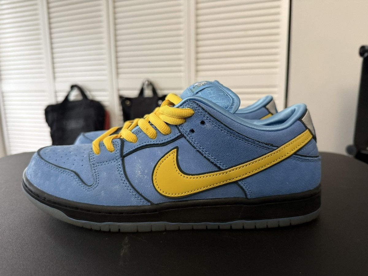 Nike Powerpuff Girls x Nike Dunk Low Pro SB “Bubbles” Size US 10.5 / EU 43-44 - 2 Thumbnail