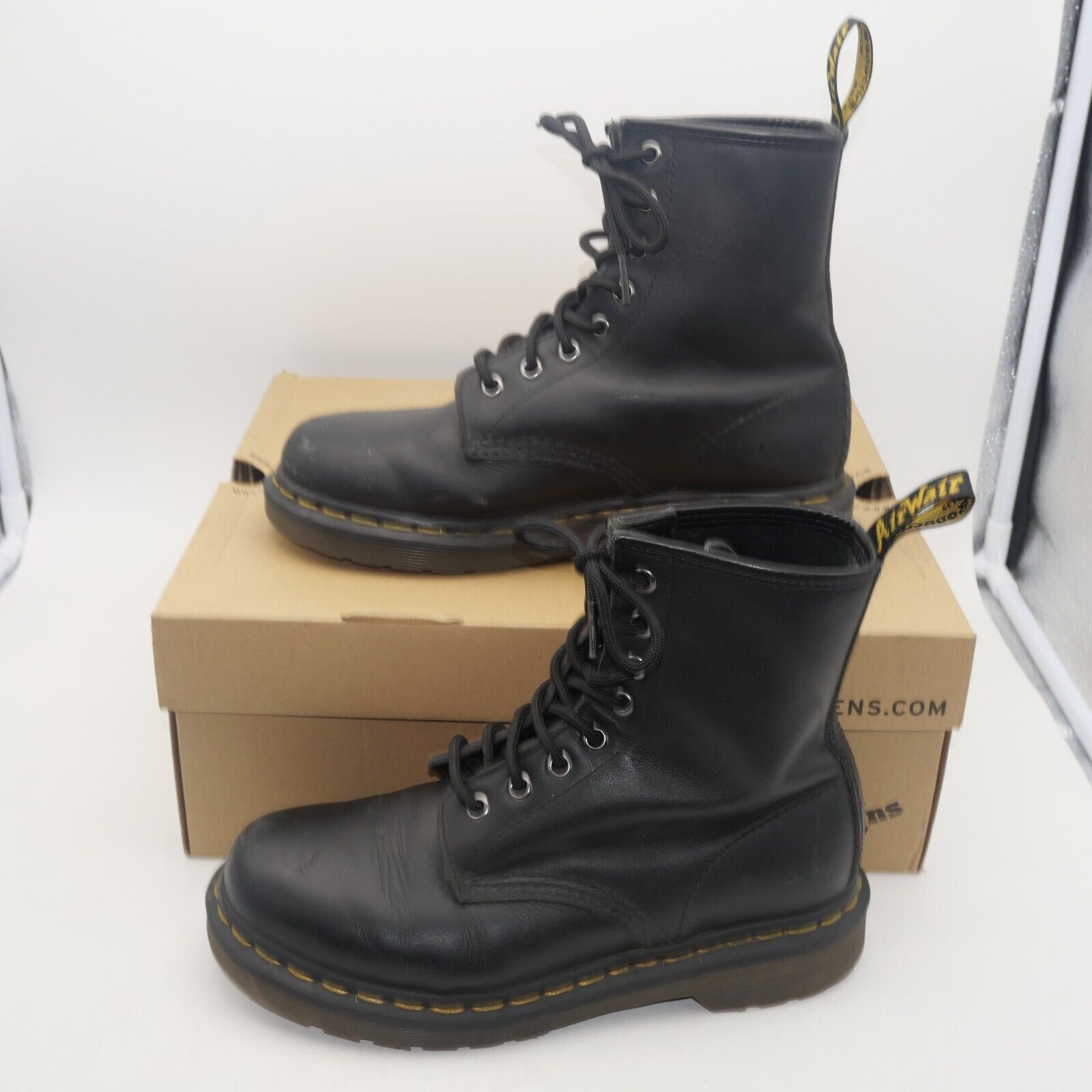 Dr. Martens Dr. Martens Jadon Leather Boots Boot Black Smooth Distressed Size US 7 / IT 37 - 4 Thumbnail