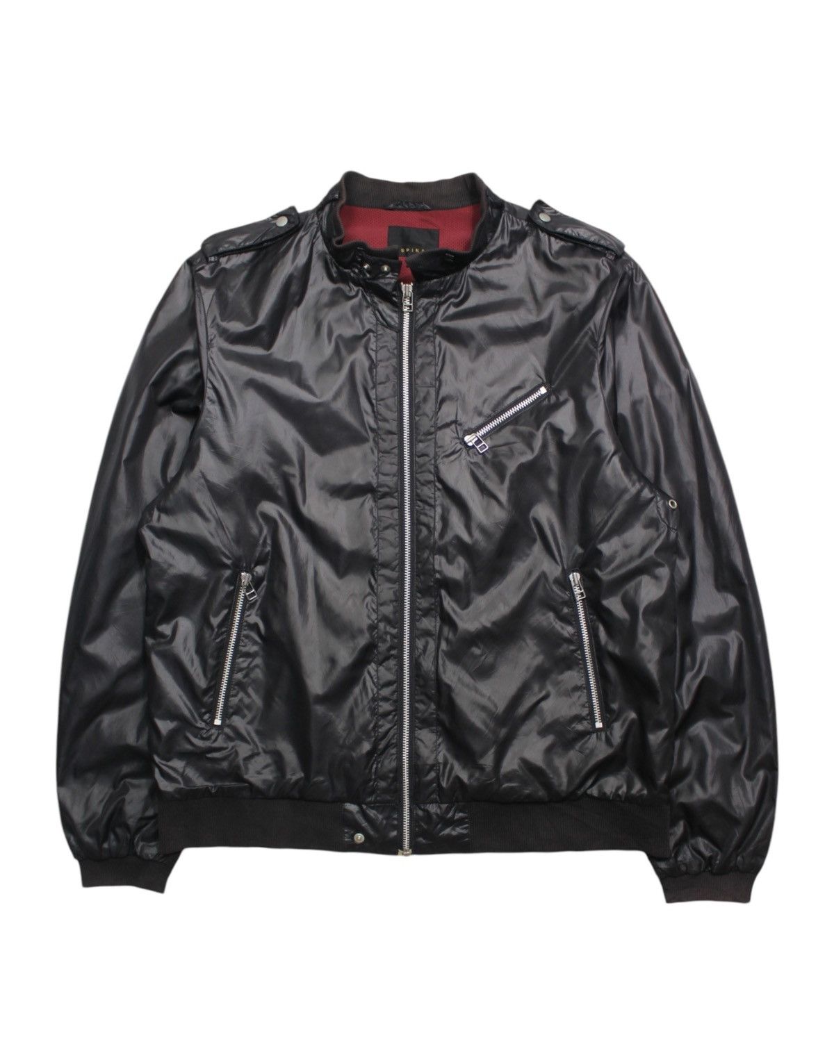 If Six Was Nine 2000S SPINASH NYLON BIKER JACKET Size US L / EU 52-54 / 3 - 1 Thumbnail