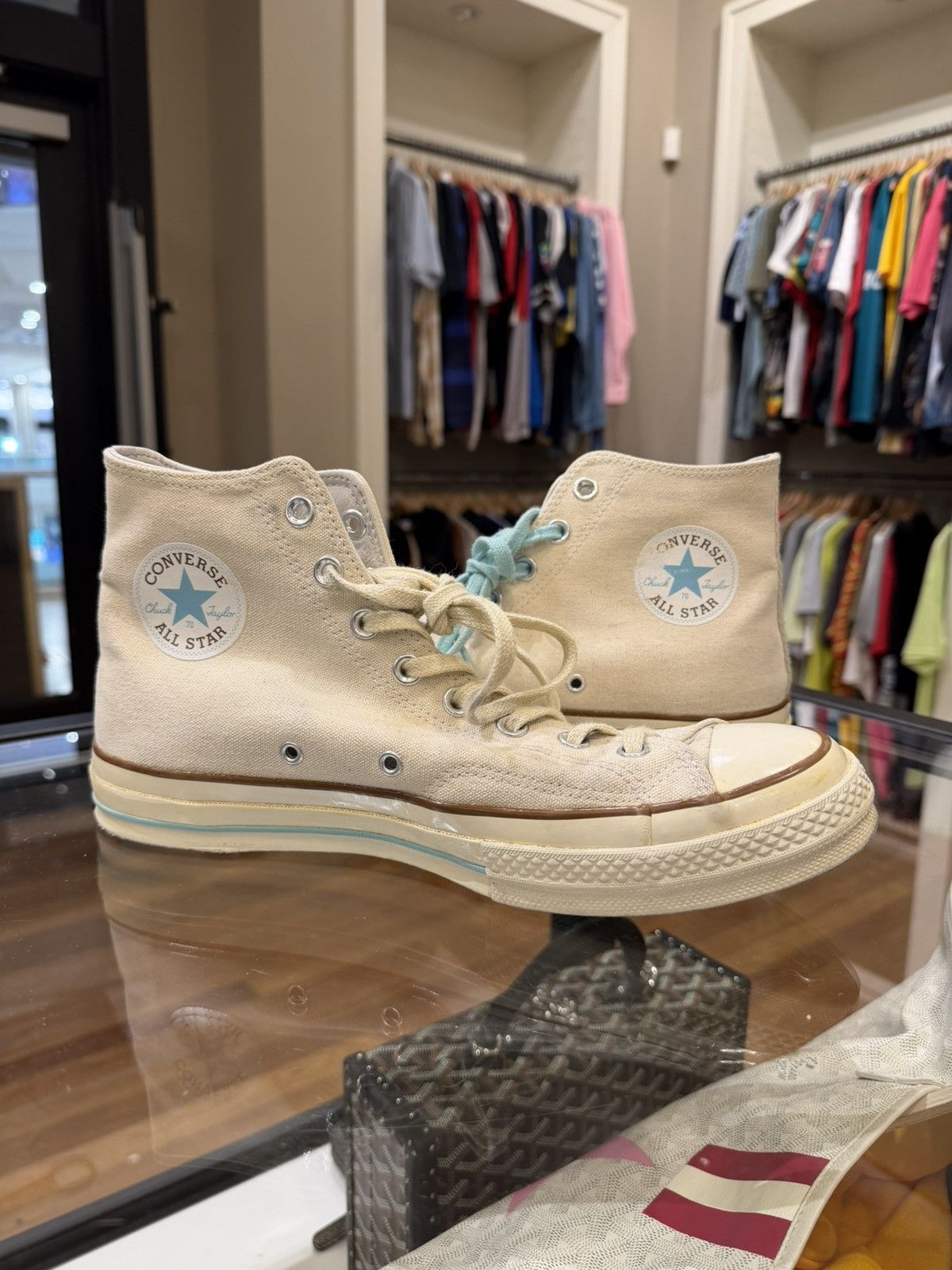Converse × Golf le Fleur Golf le Fleur x Converse Chuck 70 hi -Parchment Size US 10 / EU 43 - 3 Thumbnail