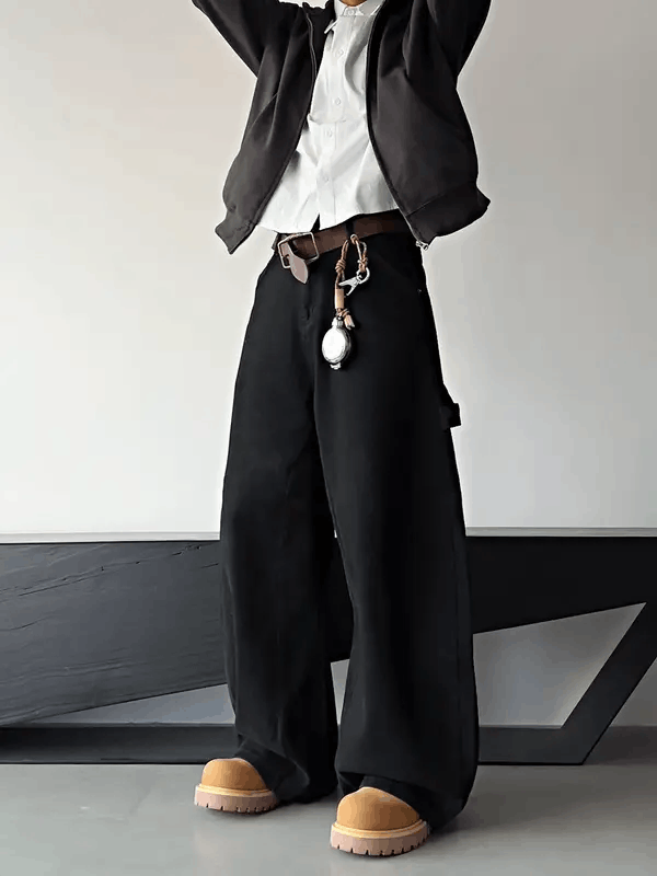 Japanese Brand Koyama x Asaka Baggy Wide Leg Pants, Loose Flare Pants Size US 30 / EU 46 - 5 Thumbnail