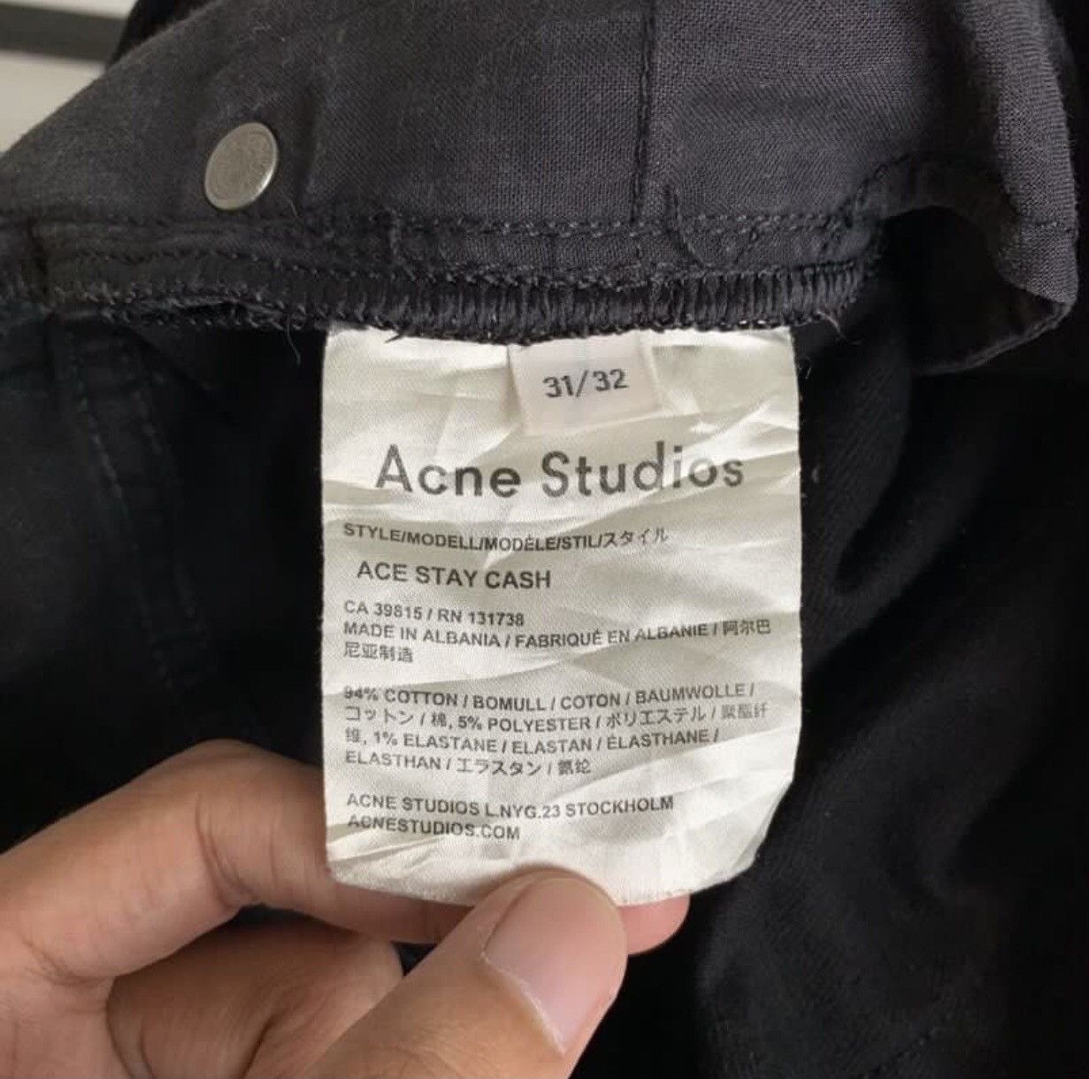 Acne Studios 🔥🔥🔥VTG ACNE STUDIOS PANTS Size US 31 - 8 Thumbnail