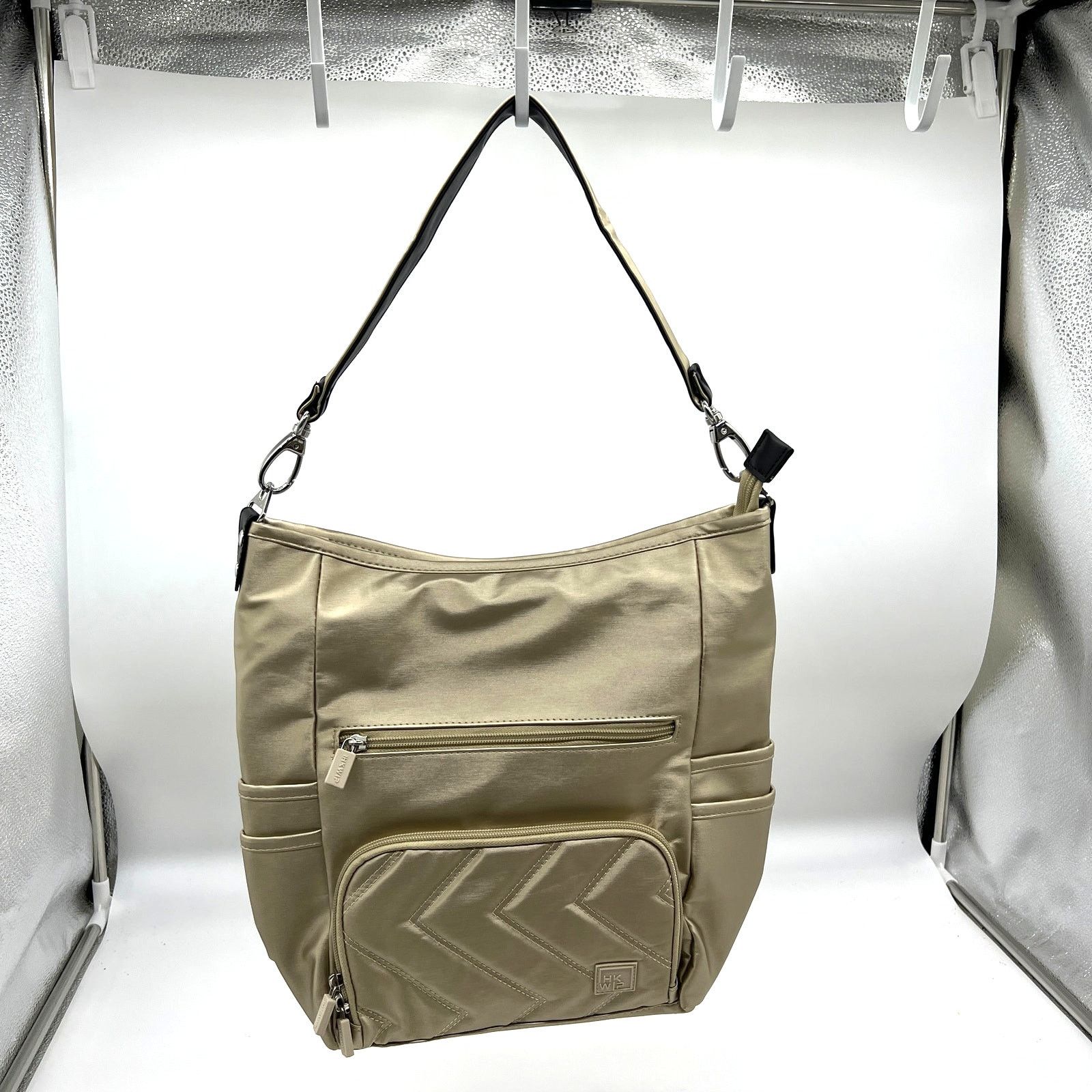 IHKWIP Zig Zag Quilted Go Getter Shoulder Bag with