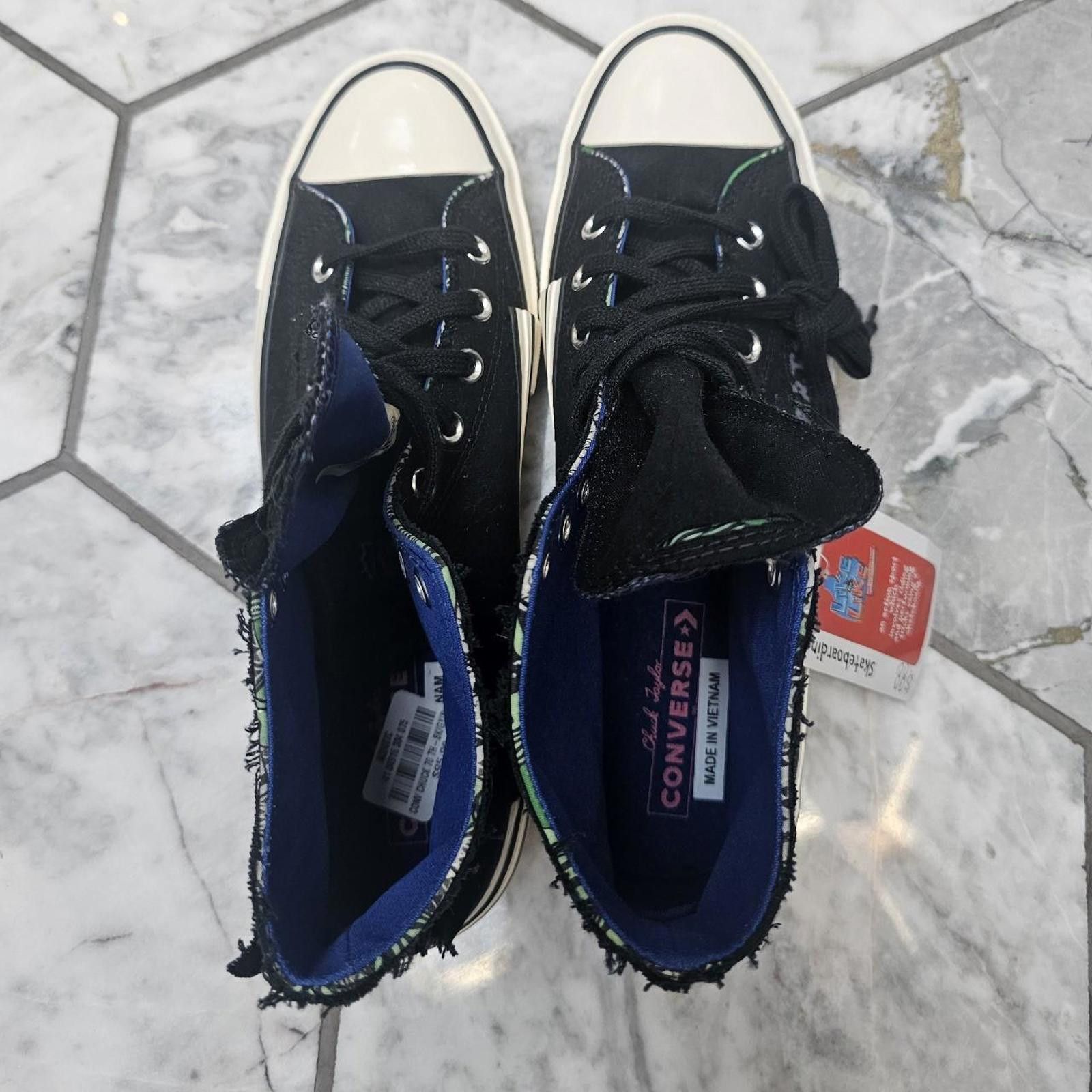 Converse Converse Men's Black and Blue Trainers 10.5 Size US 10.5 / EU 43-44 - 8 Thumbnail