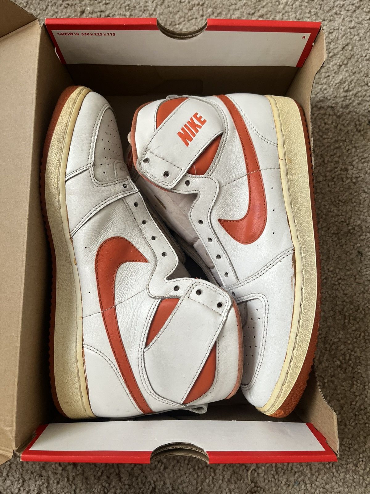 Nike Vintage Nike Team Convention High Orange Size US 10 / EU 43 - 12 Thumbnail