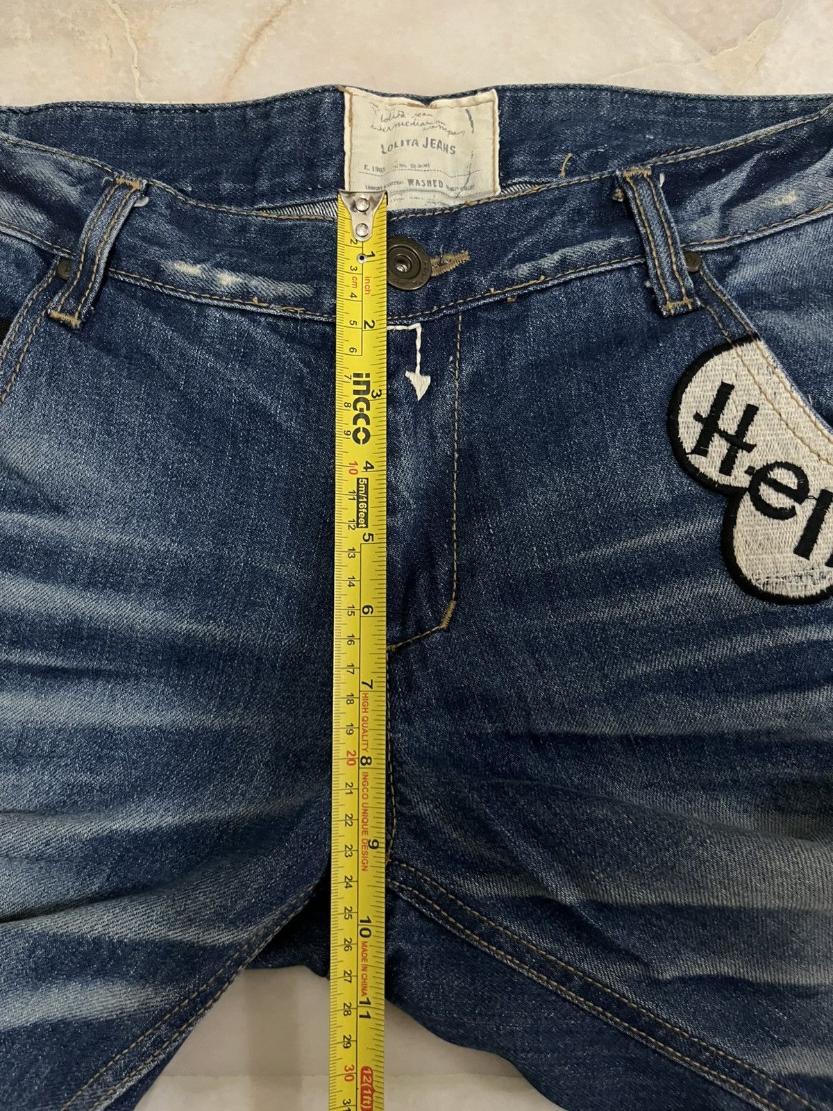 Japanese Brand Yoshitomo Nara Lolita Distressed denim jeans Size US 30 / EU 46 - 18 Thumbnail