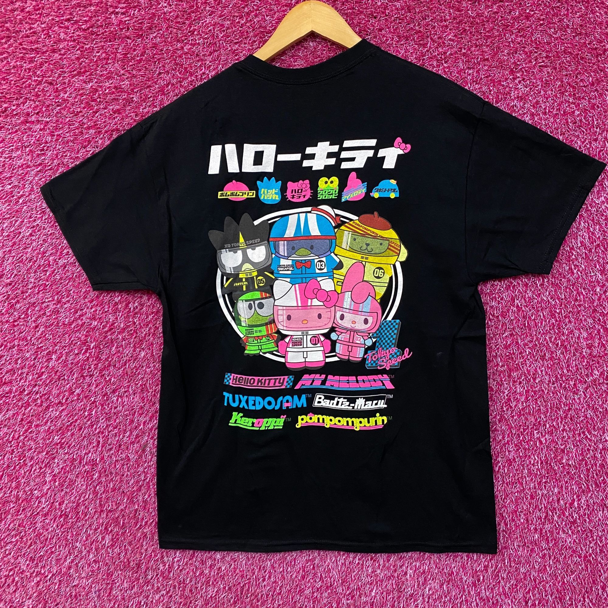 Other Sanrio Hello Kitty And Friends Tokyo Speed Race Kawaii T-Shi Size US L / EU 52-54 / 3 - 4 Thumbnail