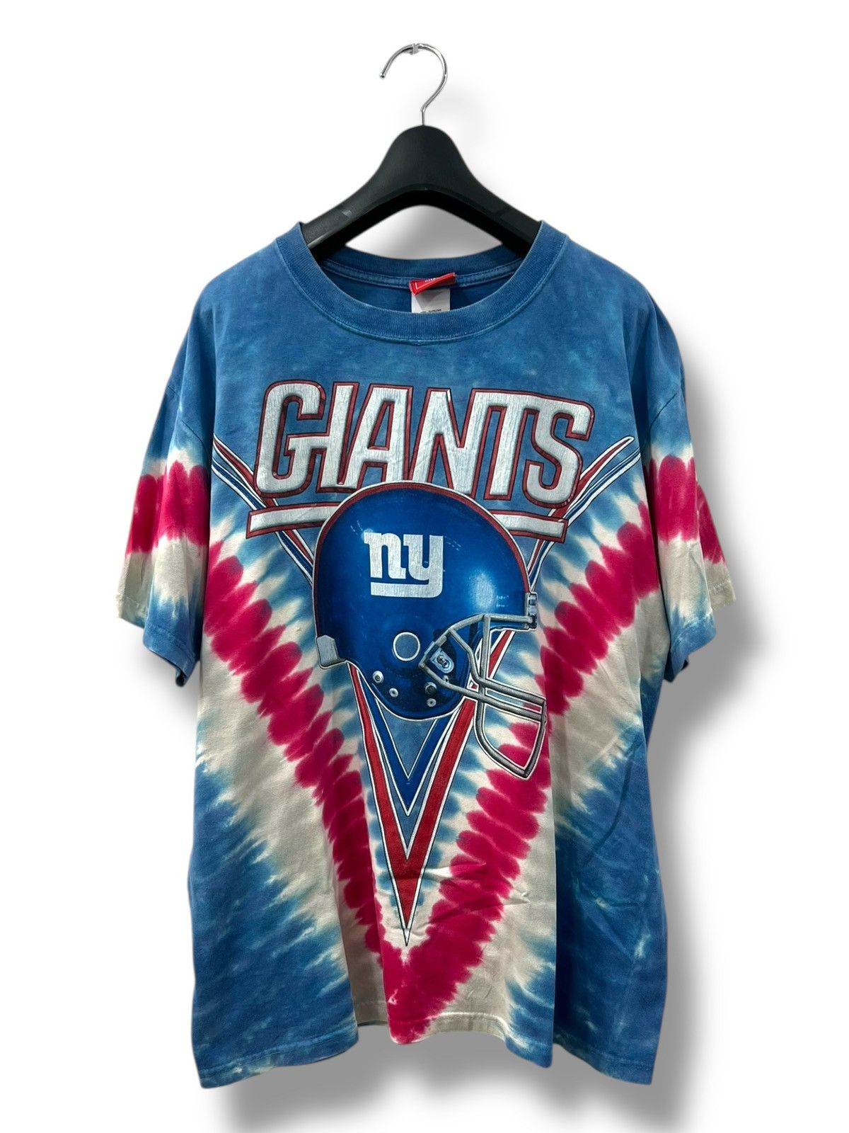 NFL Vintage 90s New York Giants Tie Dye NFL T-Shirt Size US M / EU 48-50 / 2 - 1 Thumbnail