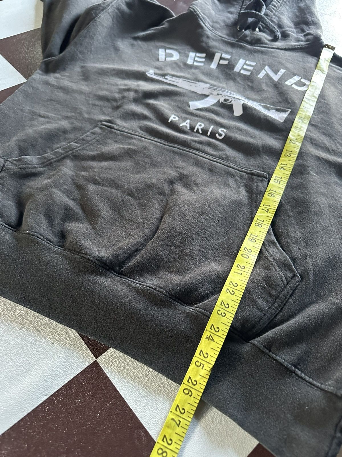 Vintage Defend Paris pullover hoodie Size US M / EU 48-50 / 2 - 7 Thumbnail