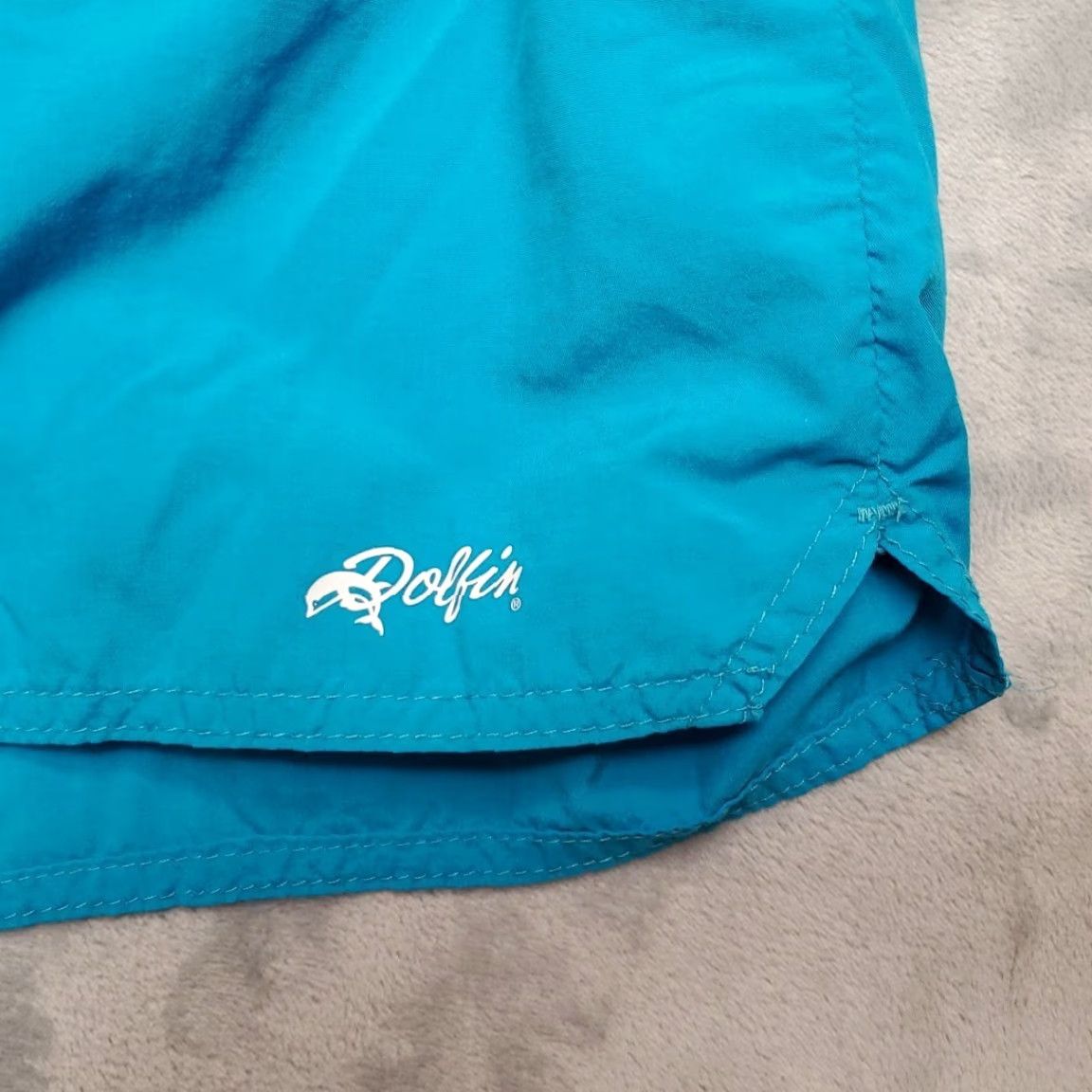 Vintage VINTAGE Dolfin Shorts Womens Large Blue Lined Swim Suit Trunks 70s Made in USA Size 36" / US 14 / IT 50 - 2 Thumbnail