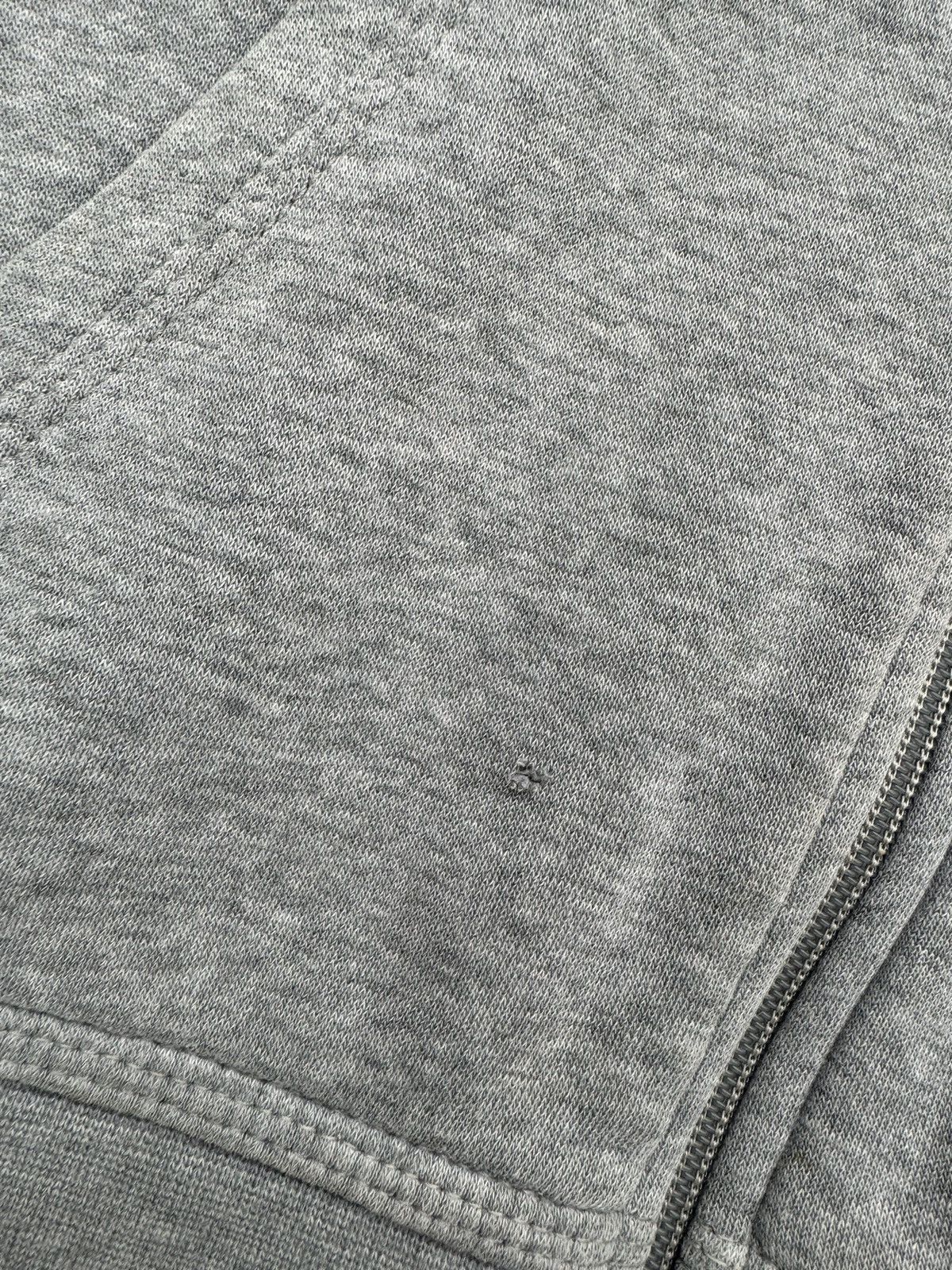 Nike × Vintage Nike zip hoodie vintage swoosh rap skate drill grey Size US S / EU 44-46 / 1 - 7 Thumbnail