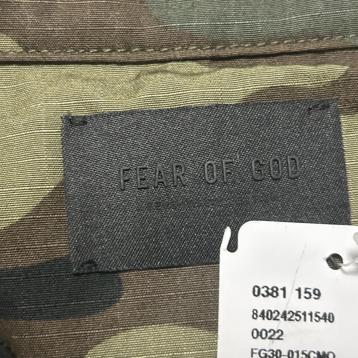 Fear of God New Fear Of God Seventh Collection Camo Jacket Size US S / EU 44-46 / 1 - 4 Thumbnail