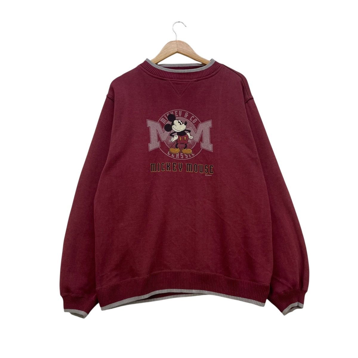 Disney 💥Vintag Mickey Mouse Sweatshirt Size US M / EU 48-50 / 2 - 1 Thumbnail