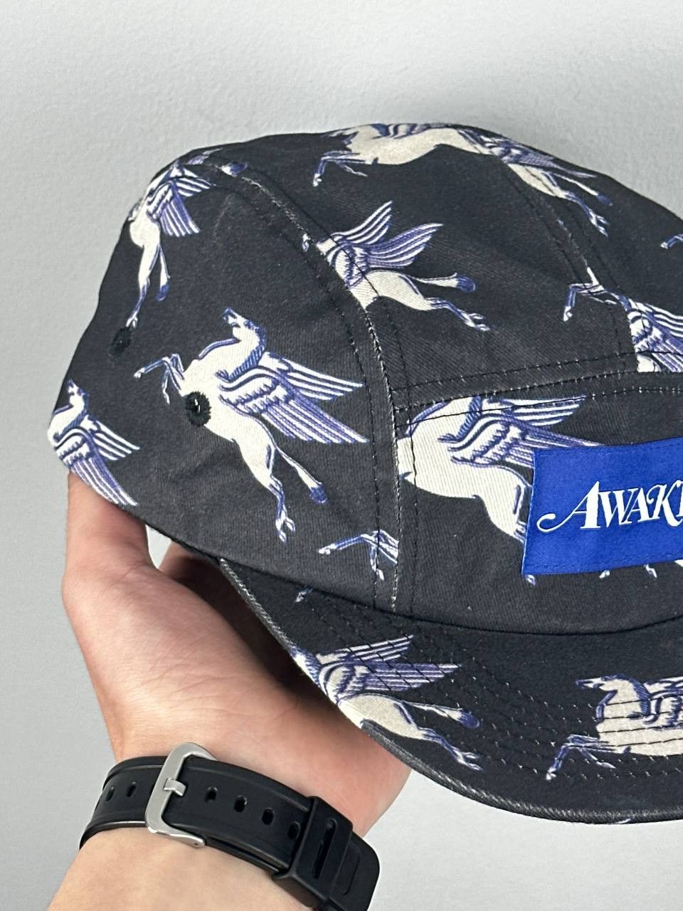 Awake NY Awake NY Printed 5 Pannel Snapback Hat Rare Size ONE SIZE - 4 Thumbnail