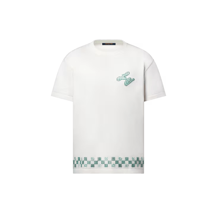 Embellished Short-Sleeved Crewneck