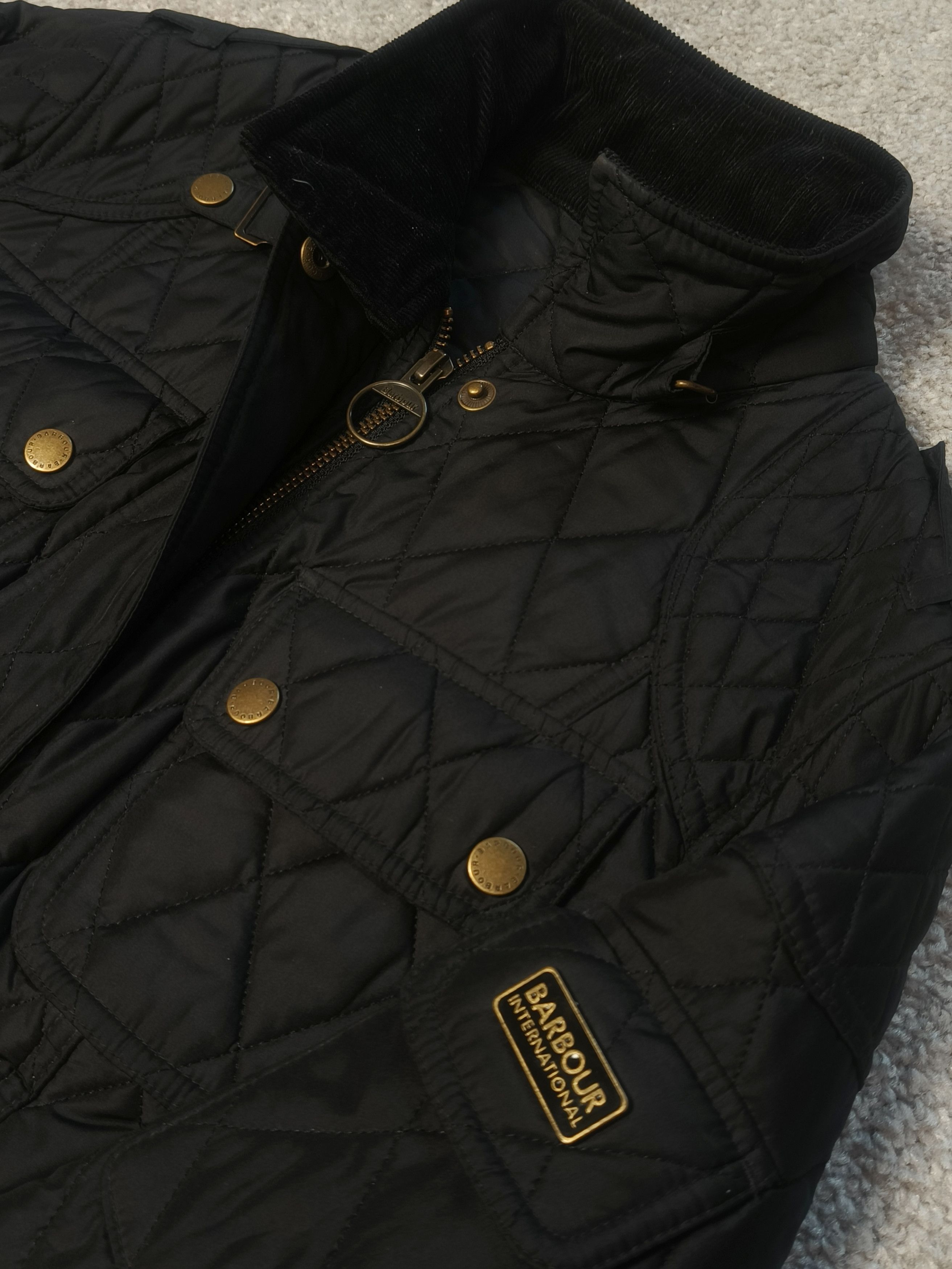 Barbour Barbour International Speedway Quilted Women Jacket Black Size M / US 6-8 / IT 42-44 - 3 Thumbnail