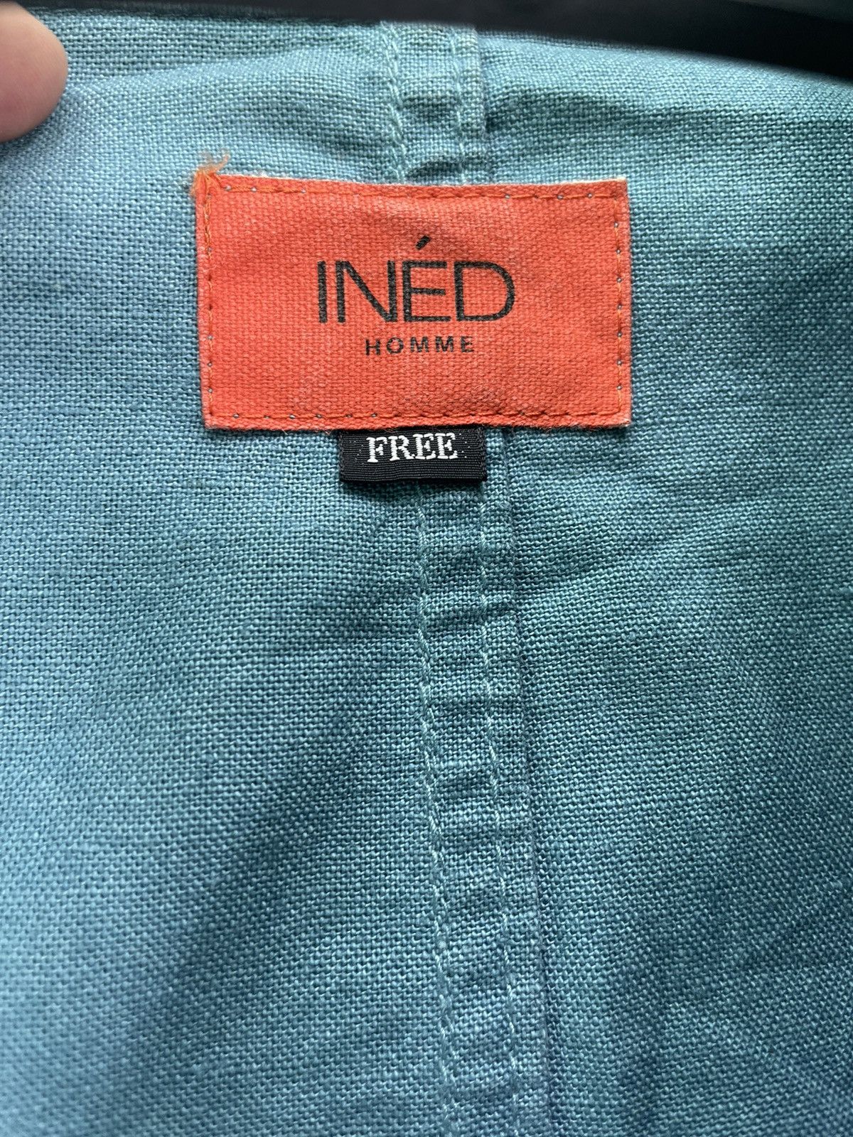 Yohji Yamamoto 90s INED Yohji Yamamoto red label tag workwear chore jacket Size US M / EU 48-50 / 2 - 5 Thumbnail