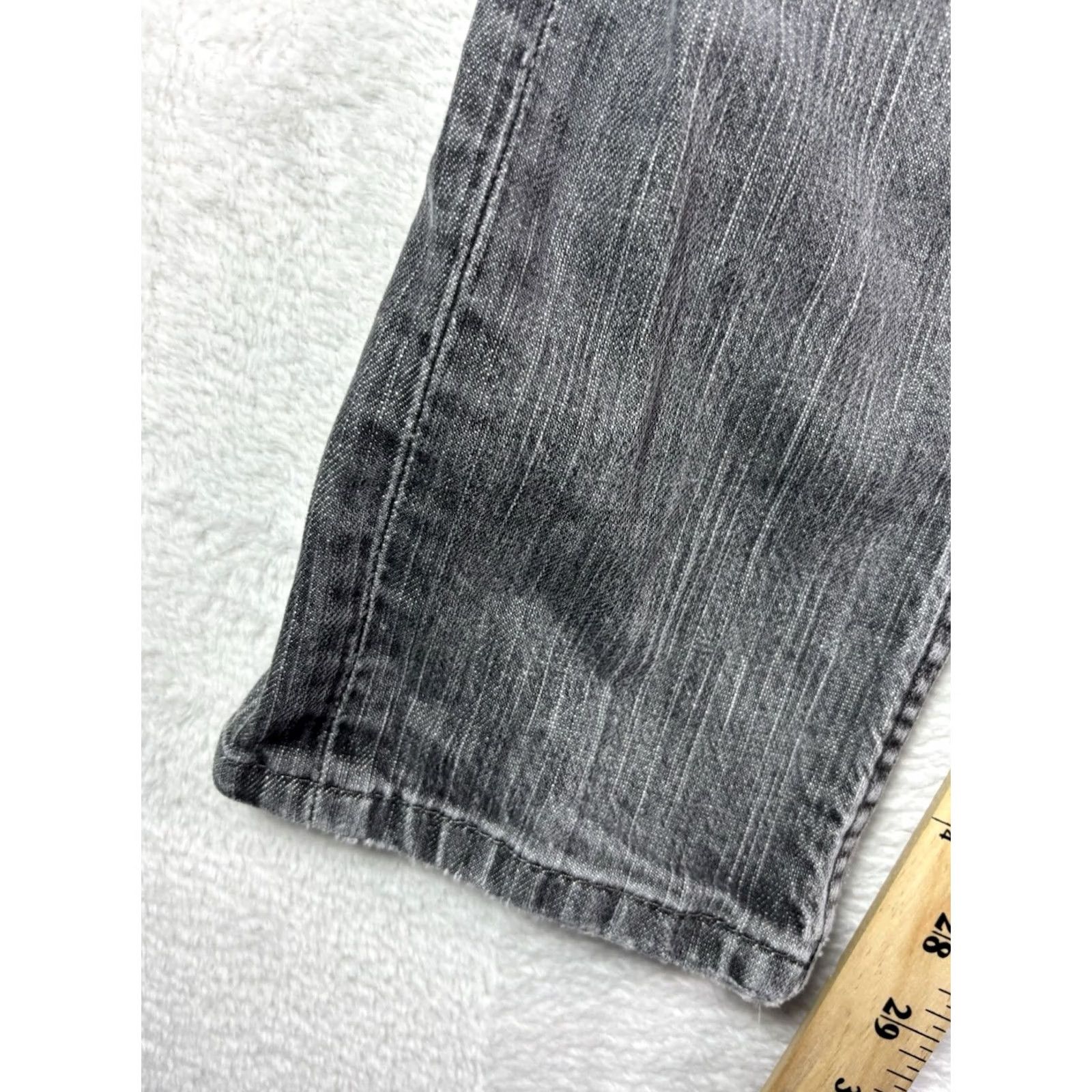 Levi's Levi's 511 Men's Jeans Slim Skinny Black Denim 32x30 Distressed Stretch Denim USA Logo 5-Pocket Style Zipper Button Shirt? Size US 32 / EU 48 - 4 Thumbnail