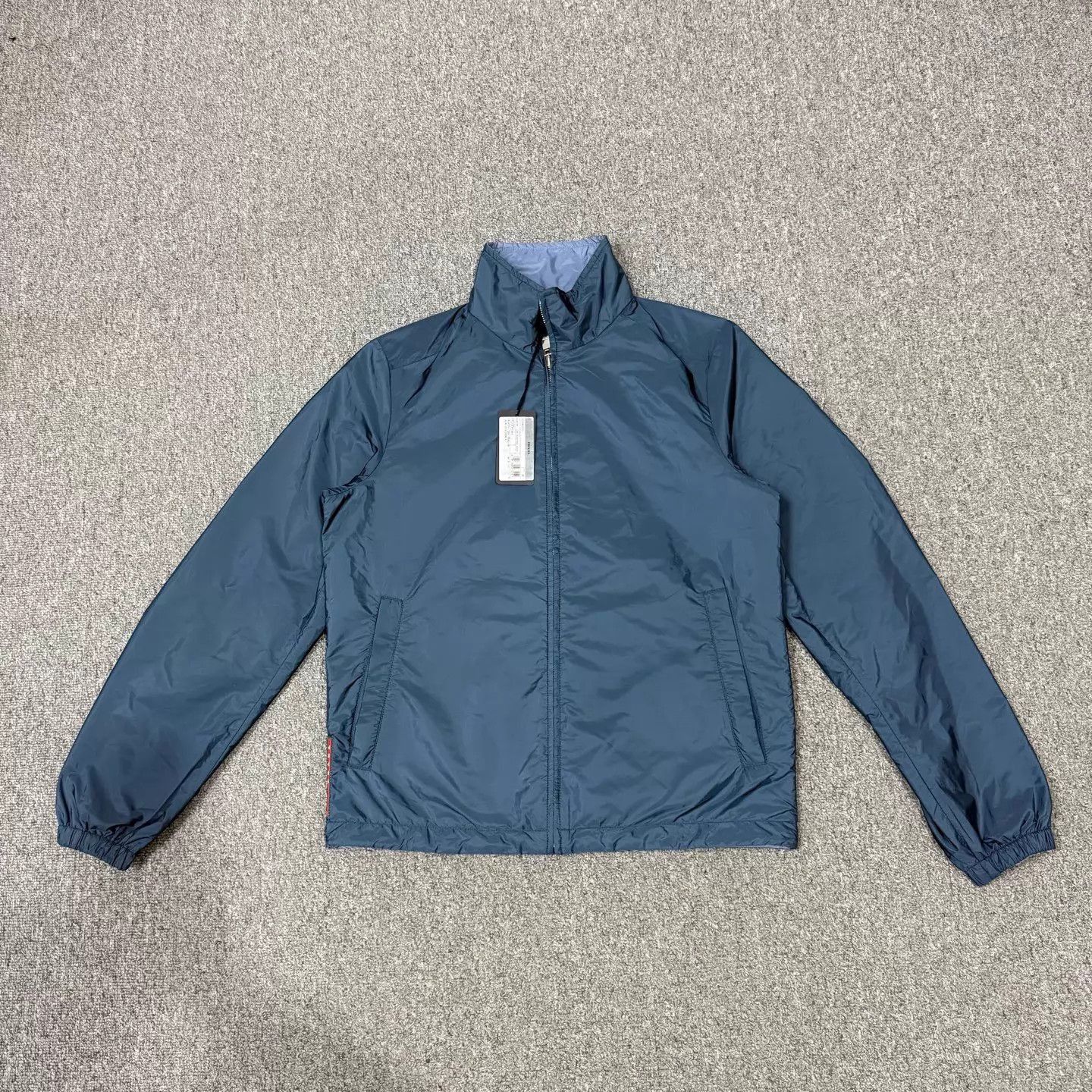 Prada Blue Lightweight Zip-Up Jacket Size US S / EU 44-46 / 1 - 1 Thumbnail