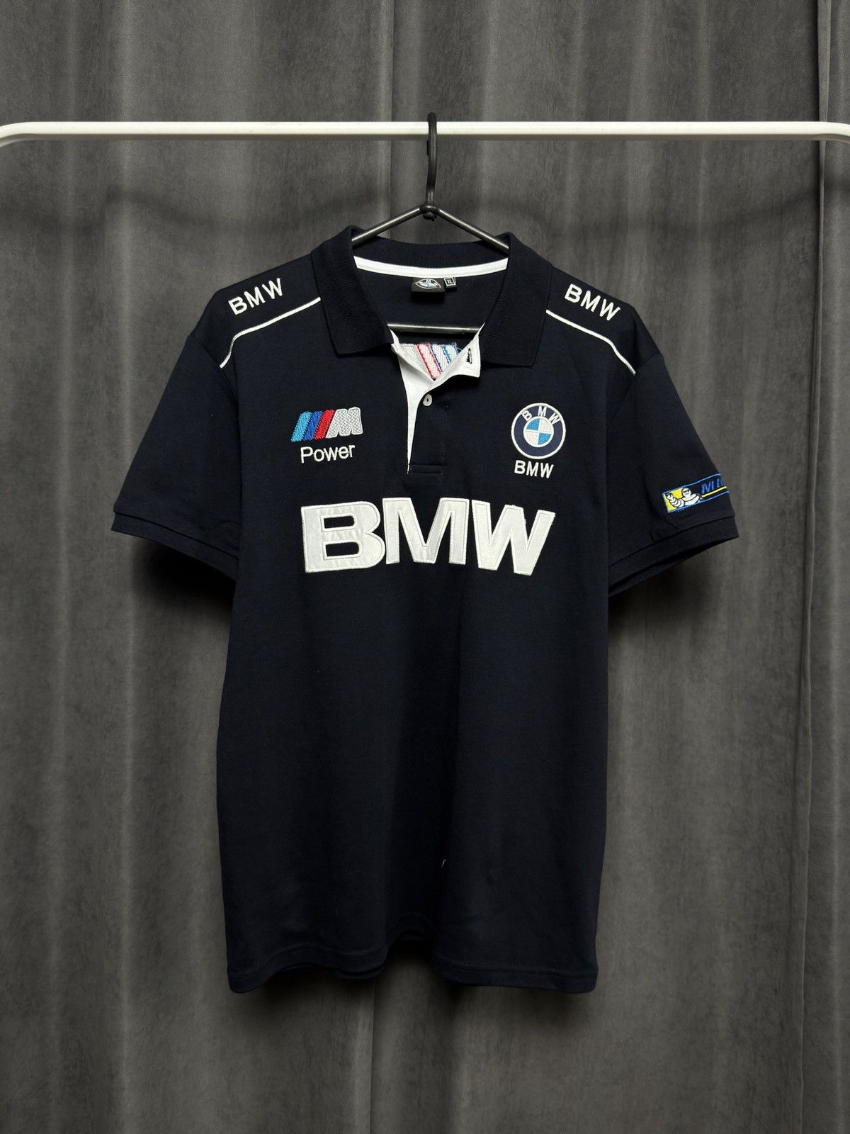 BMW × Vintage Vintage BMW Racing Polo Shirt F1 Grand Prix Size US XL / EU 56 / 4 - 1 Thumbnail