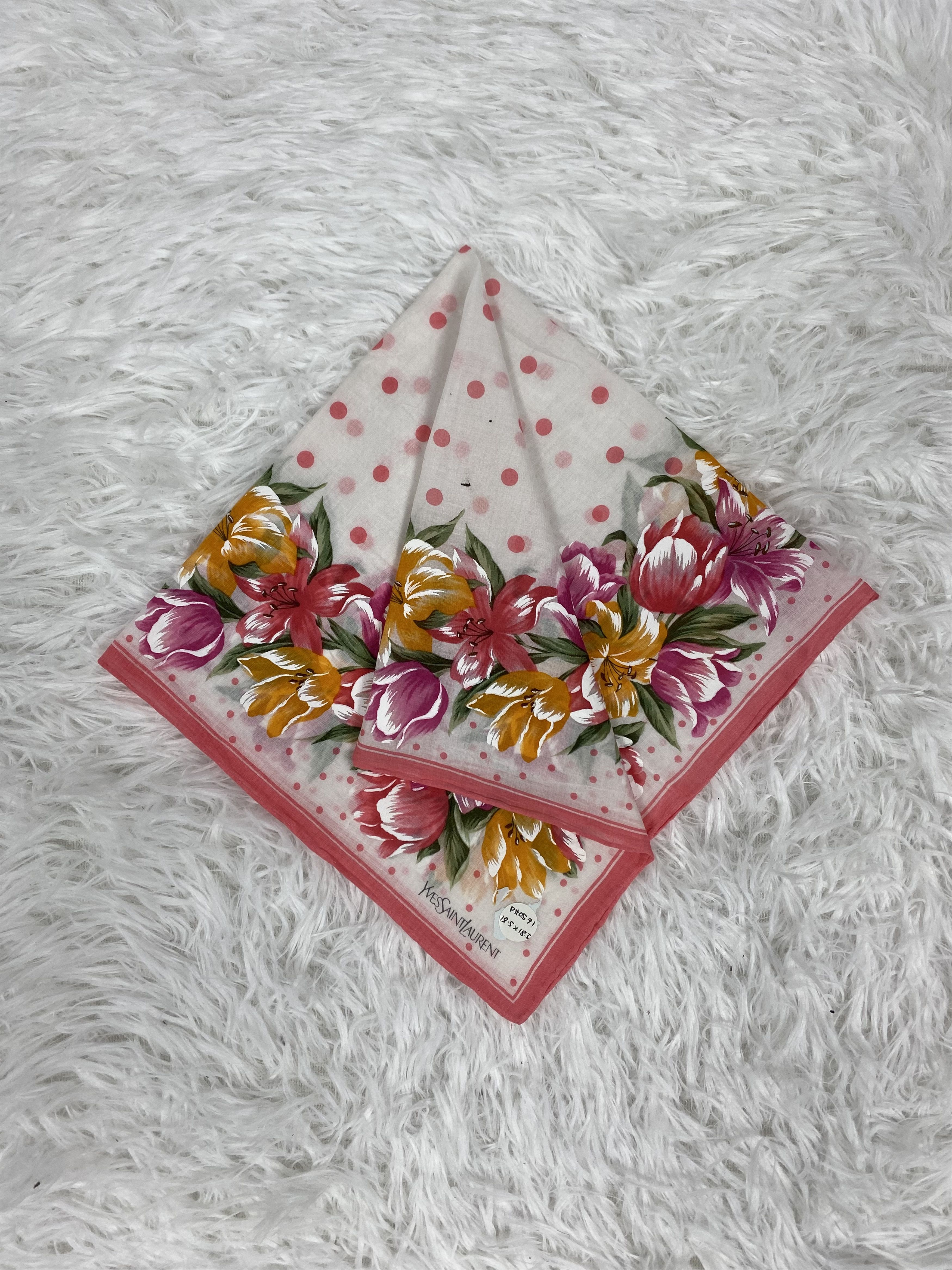 Yves Saint Laurent Vintage Yves Saint Laurent Handkerchief Neckerchief PH0571 Size ONE SIZE - 1 Thumbnail